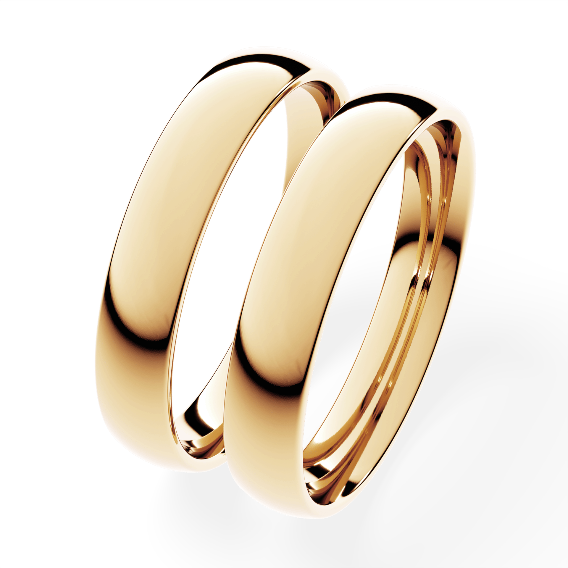 Obrączki ślubne Regular z żółtego złota 3mm