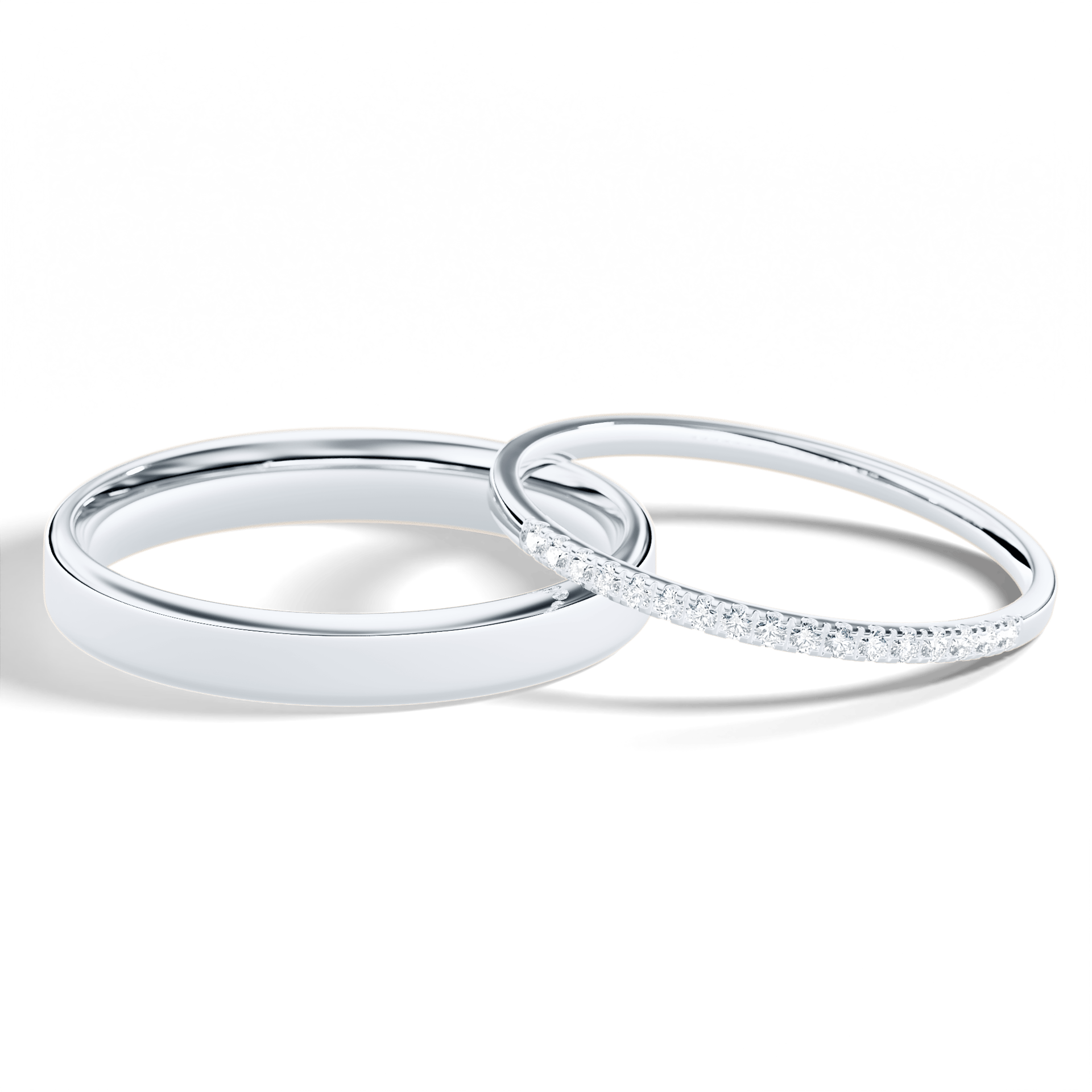 Dostawka rosie biale zloto diament 1mm 17szt 05