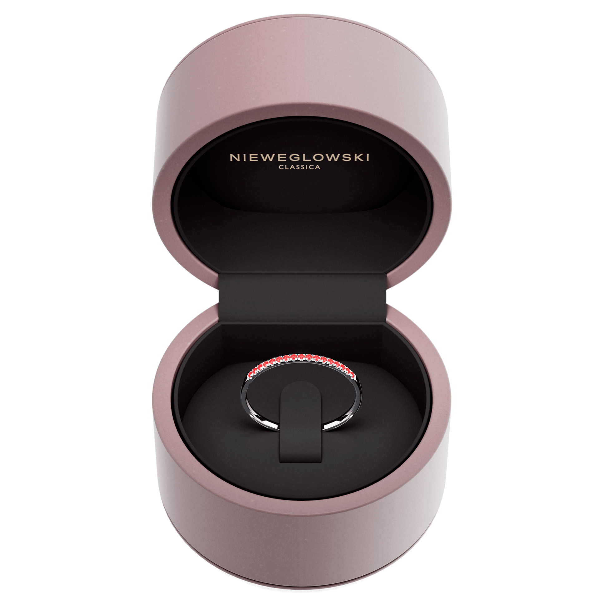 Dostawka rosie biale zloto diament lab czerwony 1mm 17szt 04