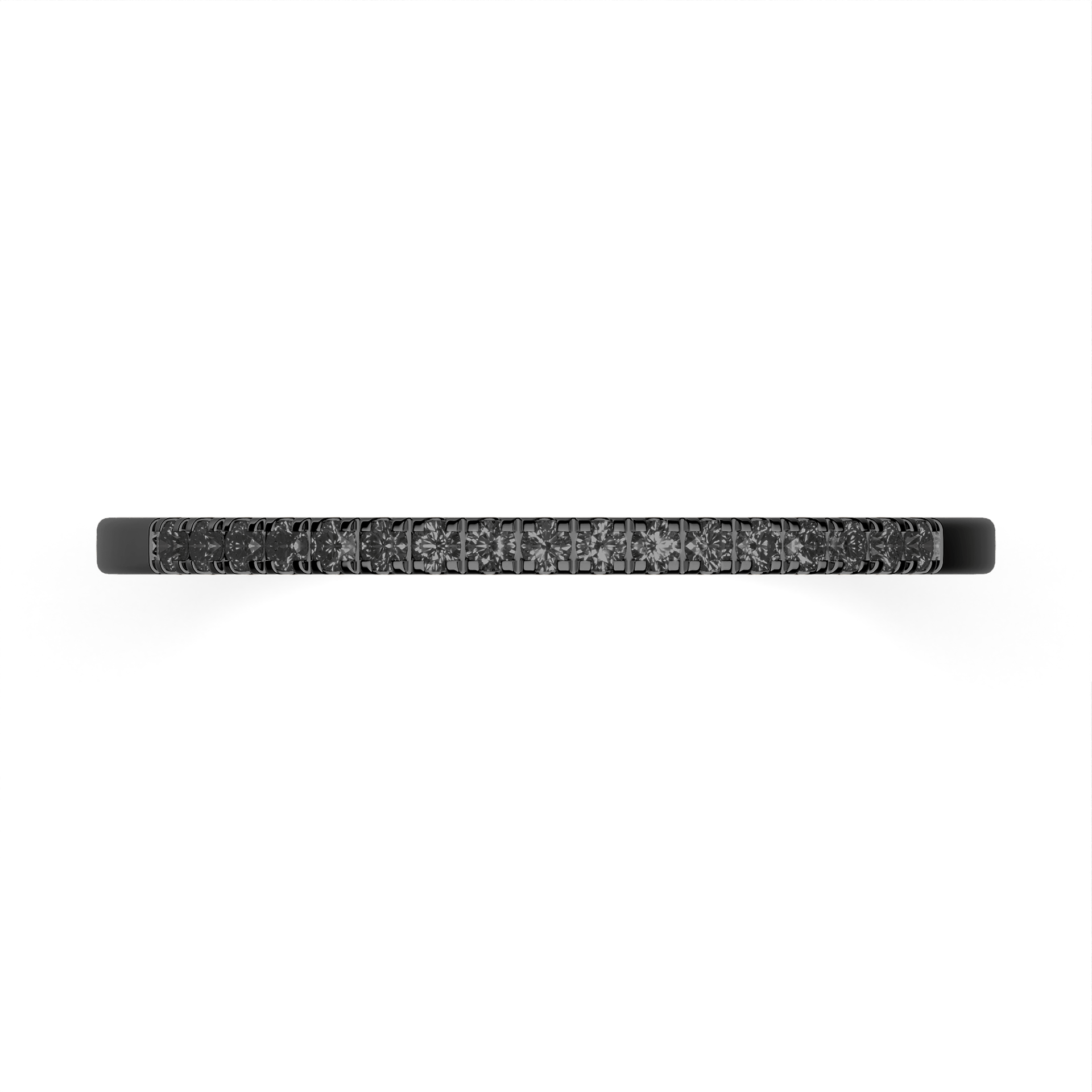 Dostawka Rosie z czarnego złota z czarnym diamentem laboratoryjnym 0,08ct