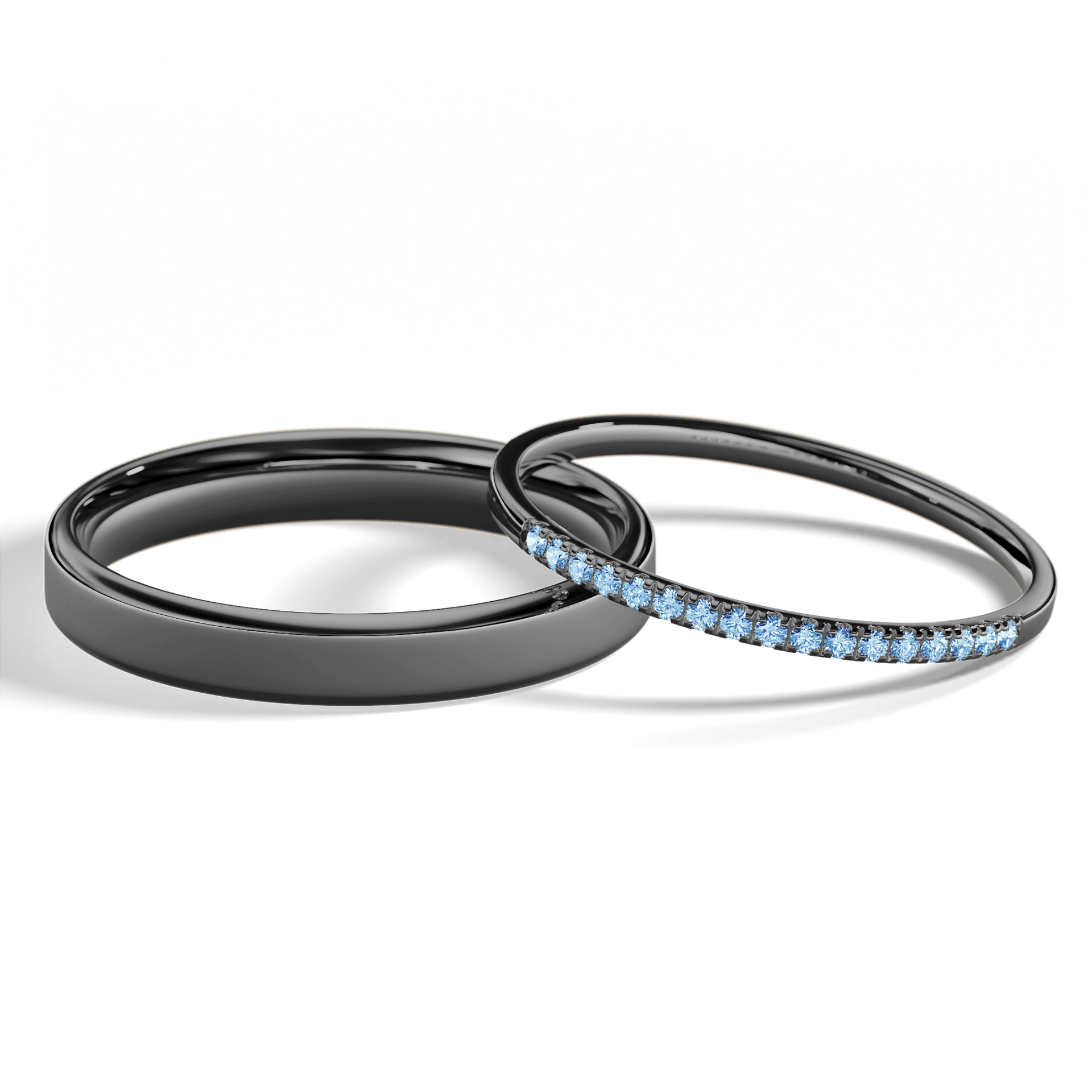 Dostawka rosie czarne zloto diament lab niebieski 1mm 17szt 05