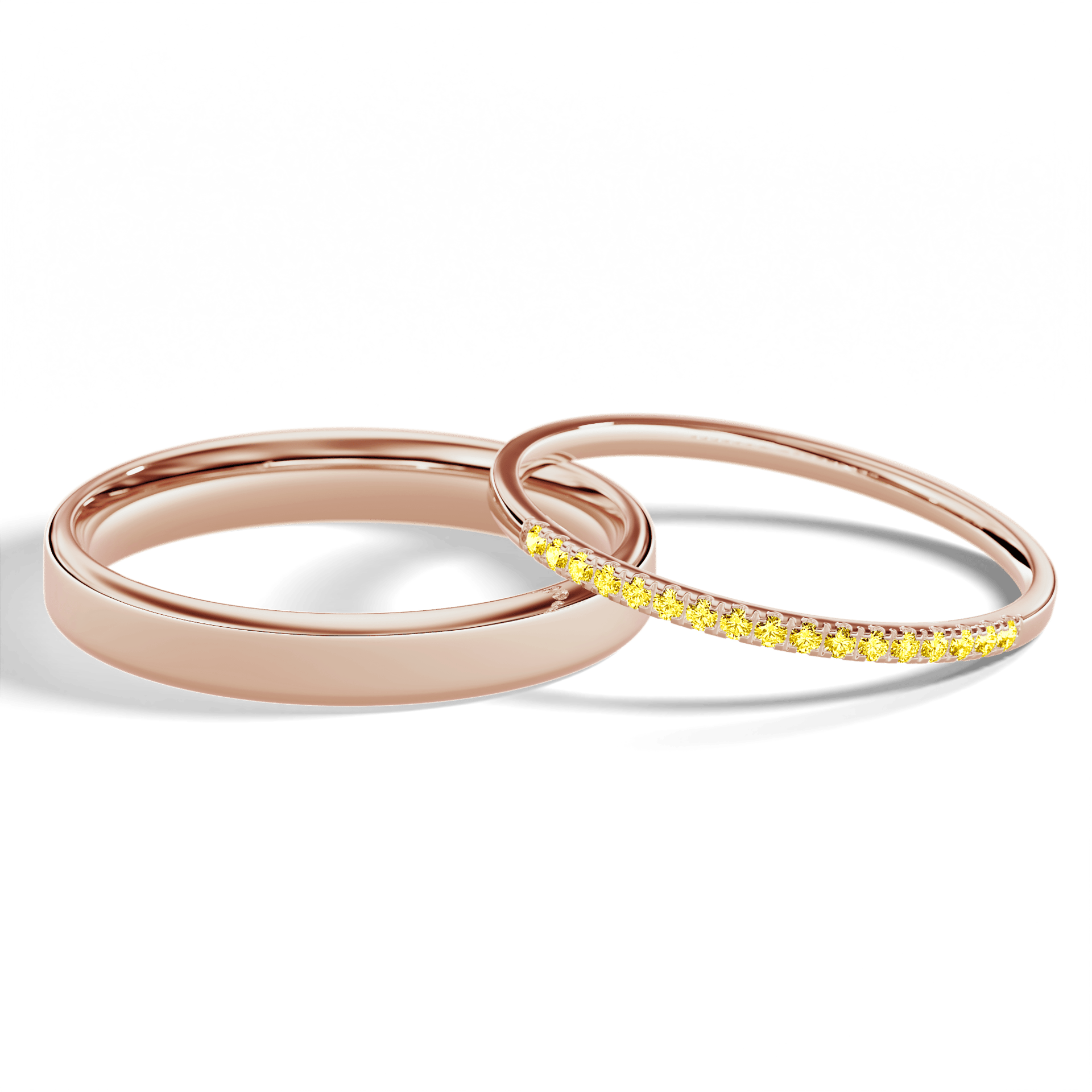 Dostawka rosie rozowe zloto diament lab zolty 1mm 17szt 05