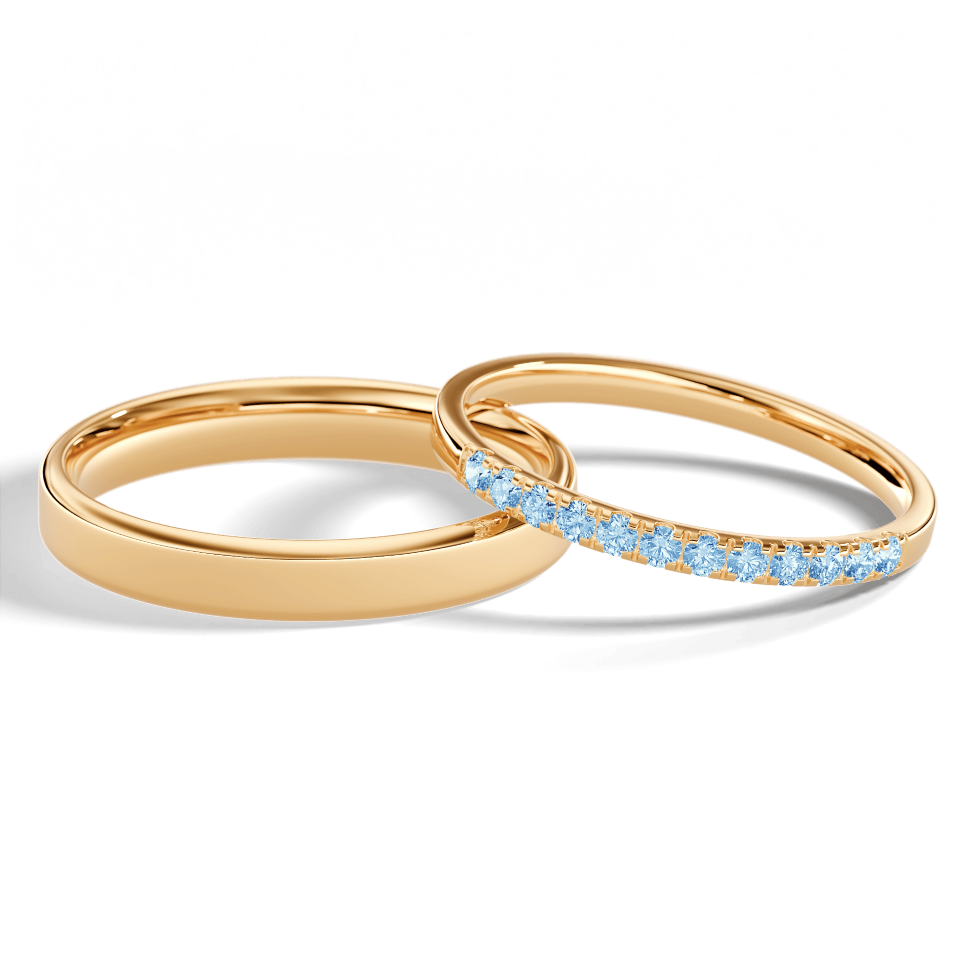 Dostawka rosie zolte zloto diament la niebieski 1 5mm 12szt 05