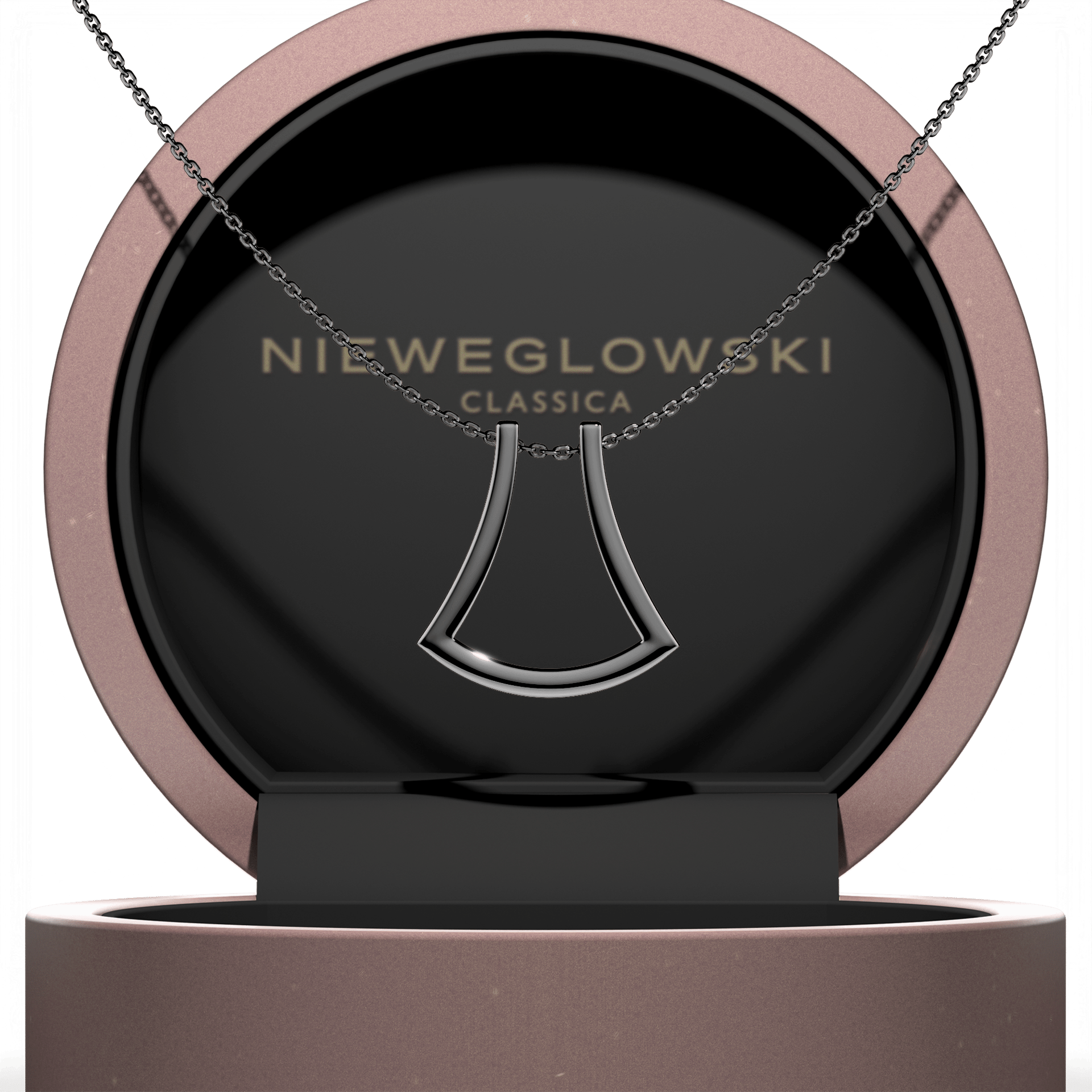 Zawieszka active ring czarne zloto m1 07