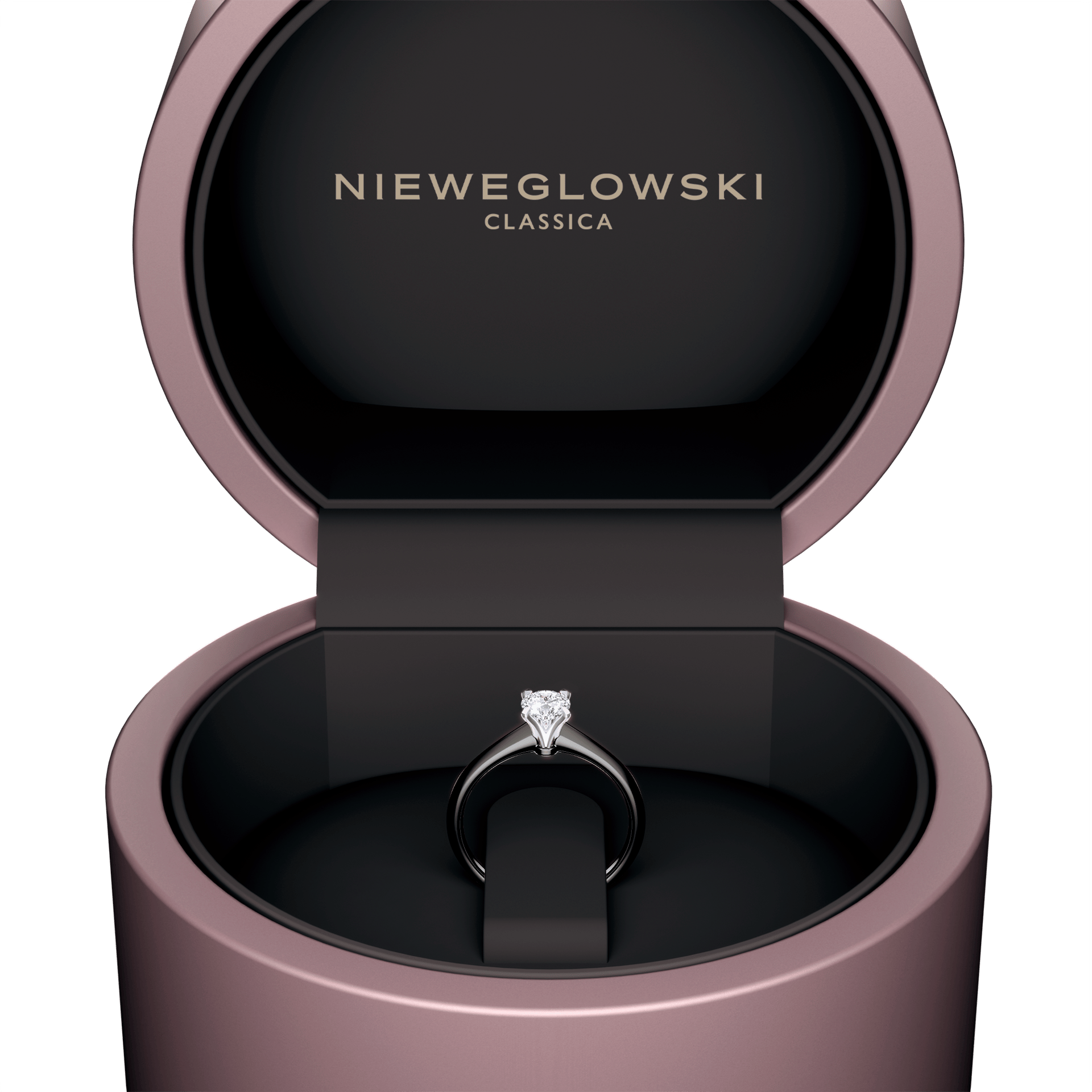 Pierscionek zareczynowy my angel czarne zloto diament lab 0 50ct 5