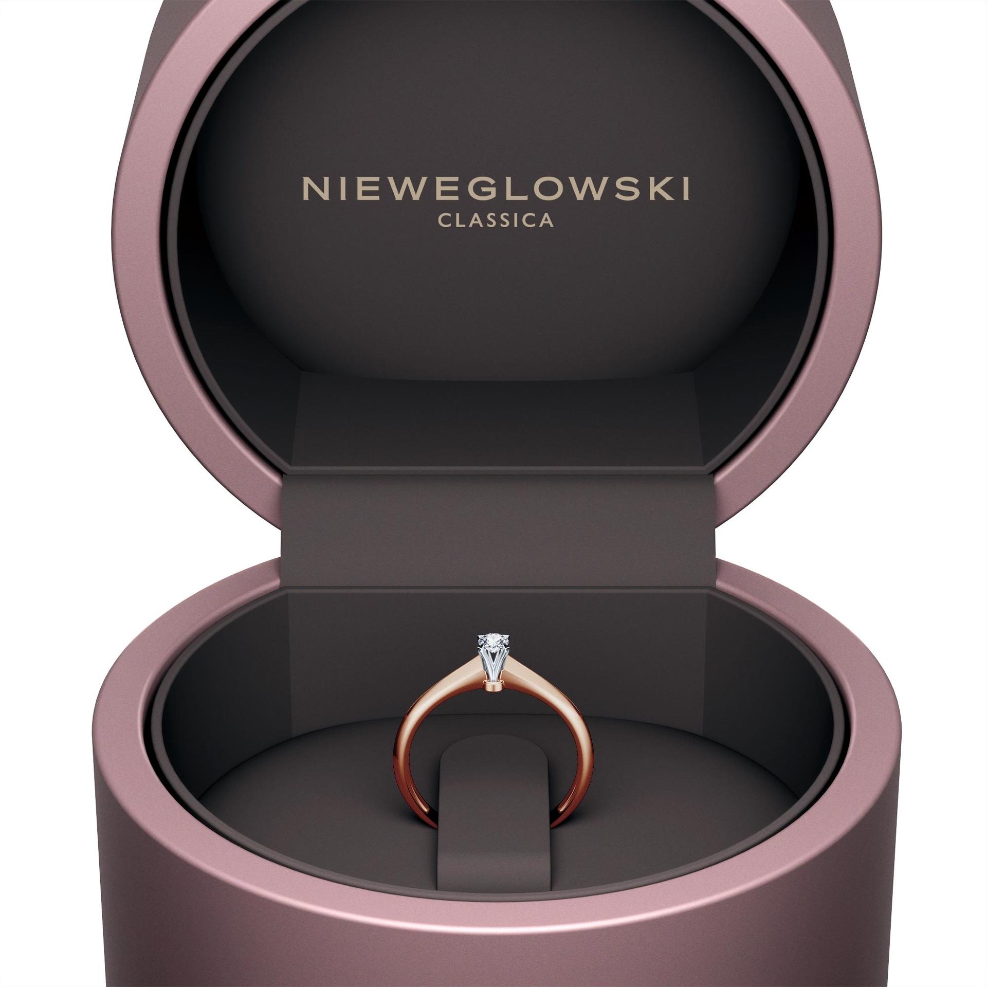Pierscionek zareczynowy my angel rozowe zloto diament lab 0 10ct 5