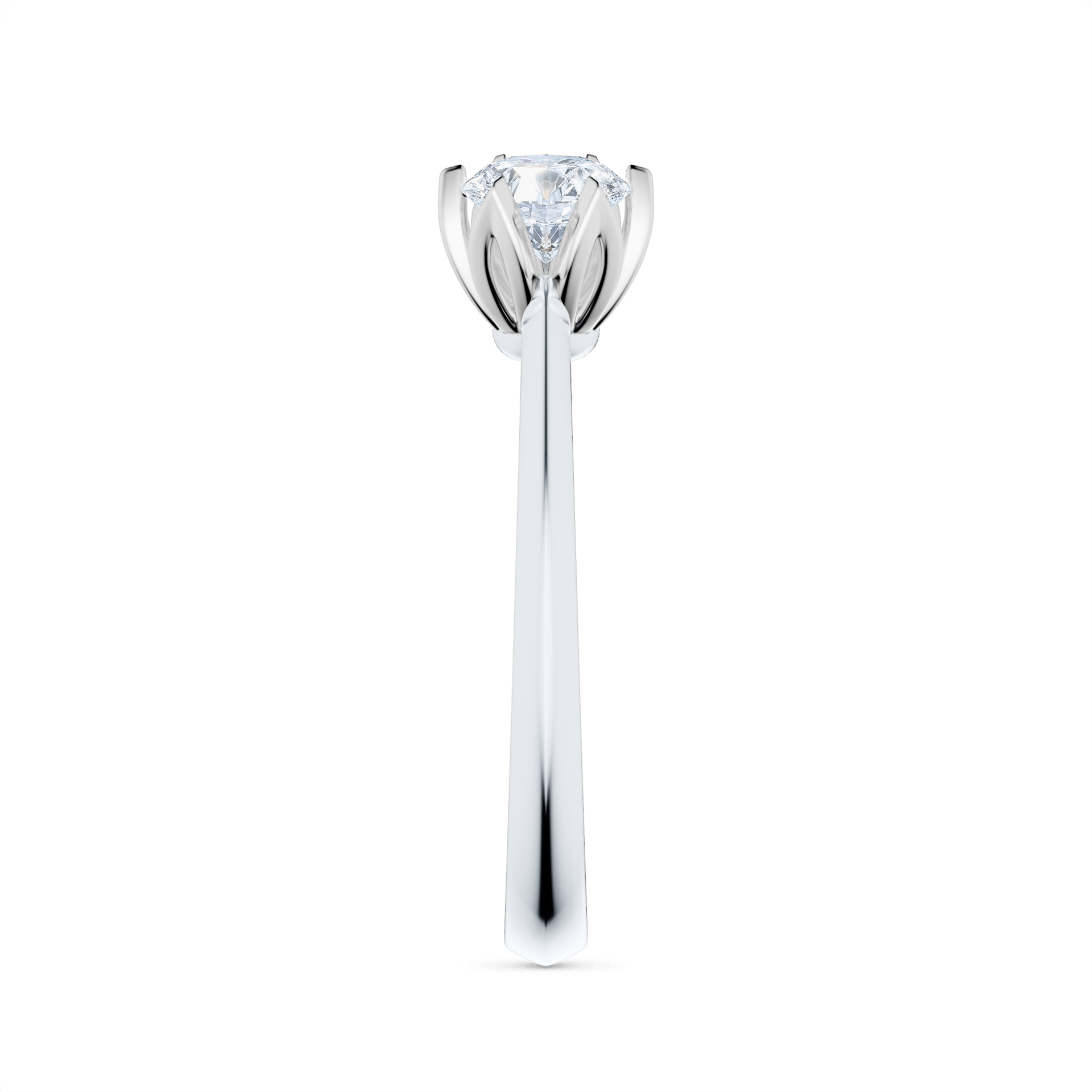 Pierscionek zareczynowy my daisy biale zloto diament lab 0 50ct 4