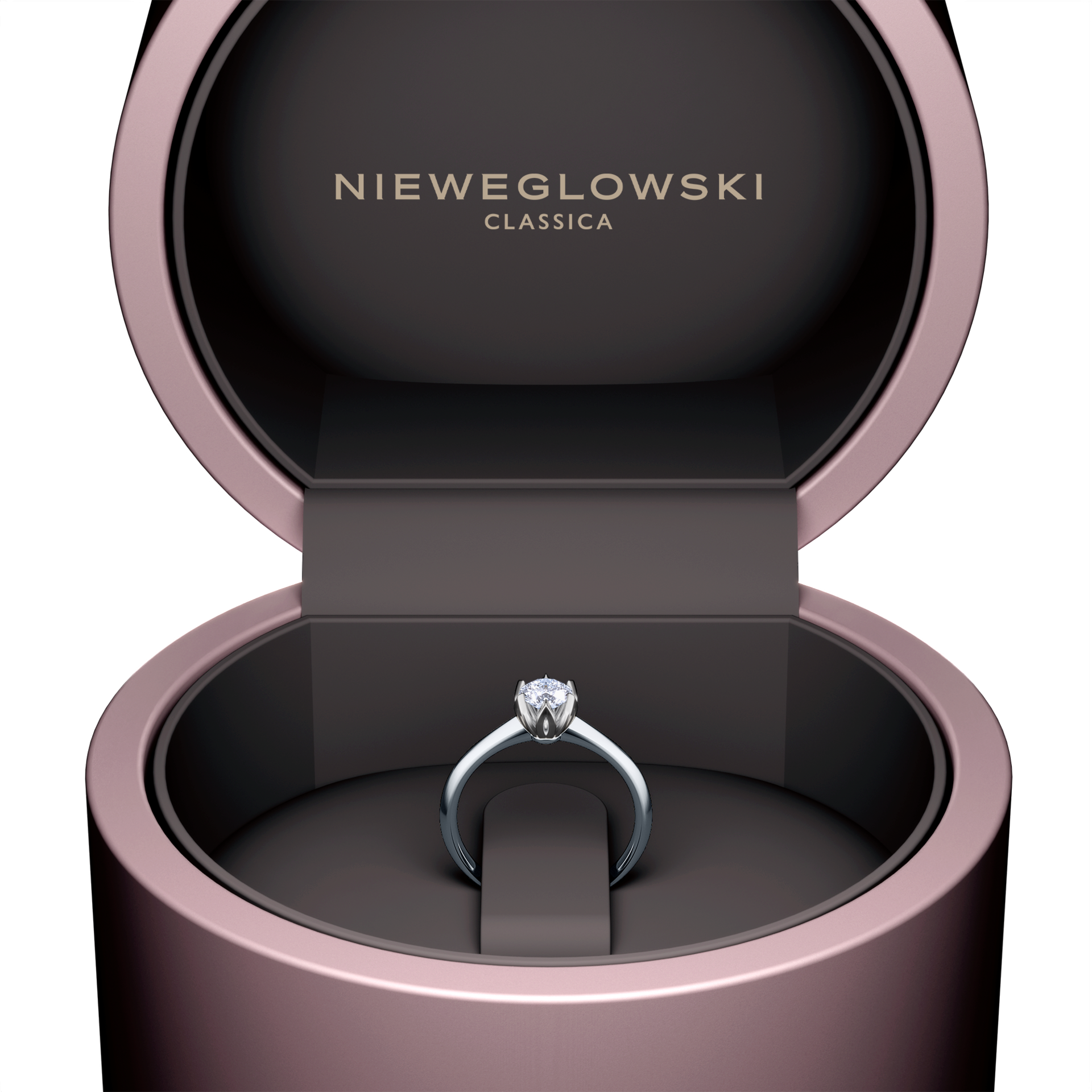 Pierscionek zareczynowy my daisy biale zloto diament lab 0 50ct 5