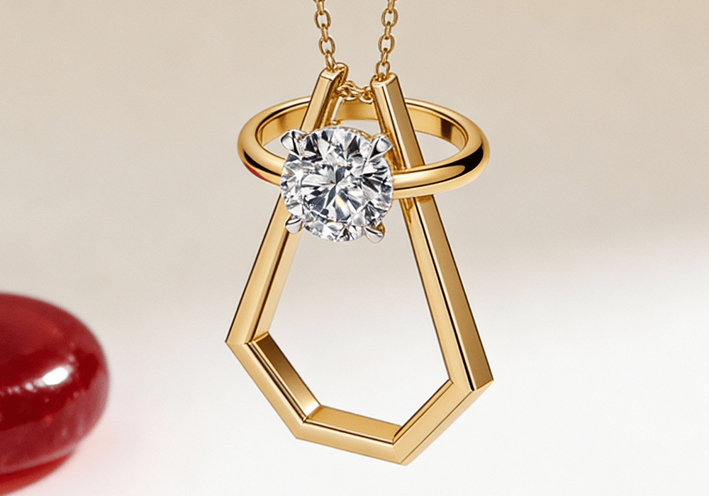 Naszyjnik na pierścionek Active Ring