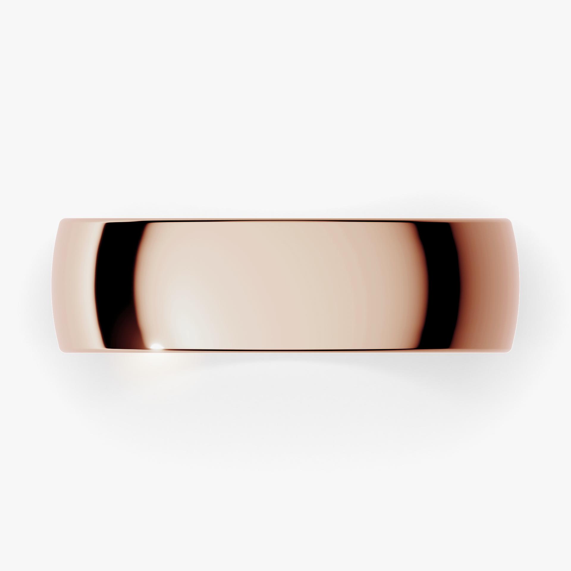 Obraczki slubne polokragla regular 5 5 mm z rozowego zlota 04