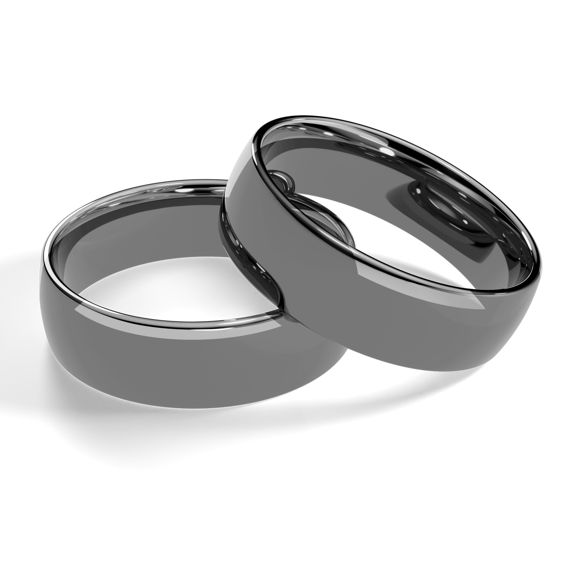 Obrączki ślubne Fit z czarnego złota 5,5mm