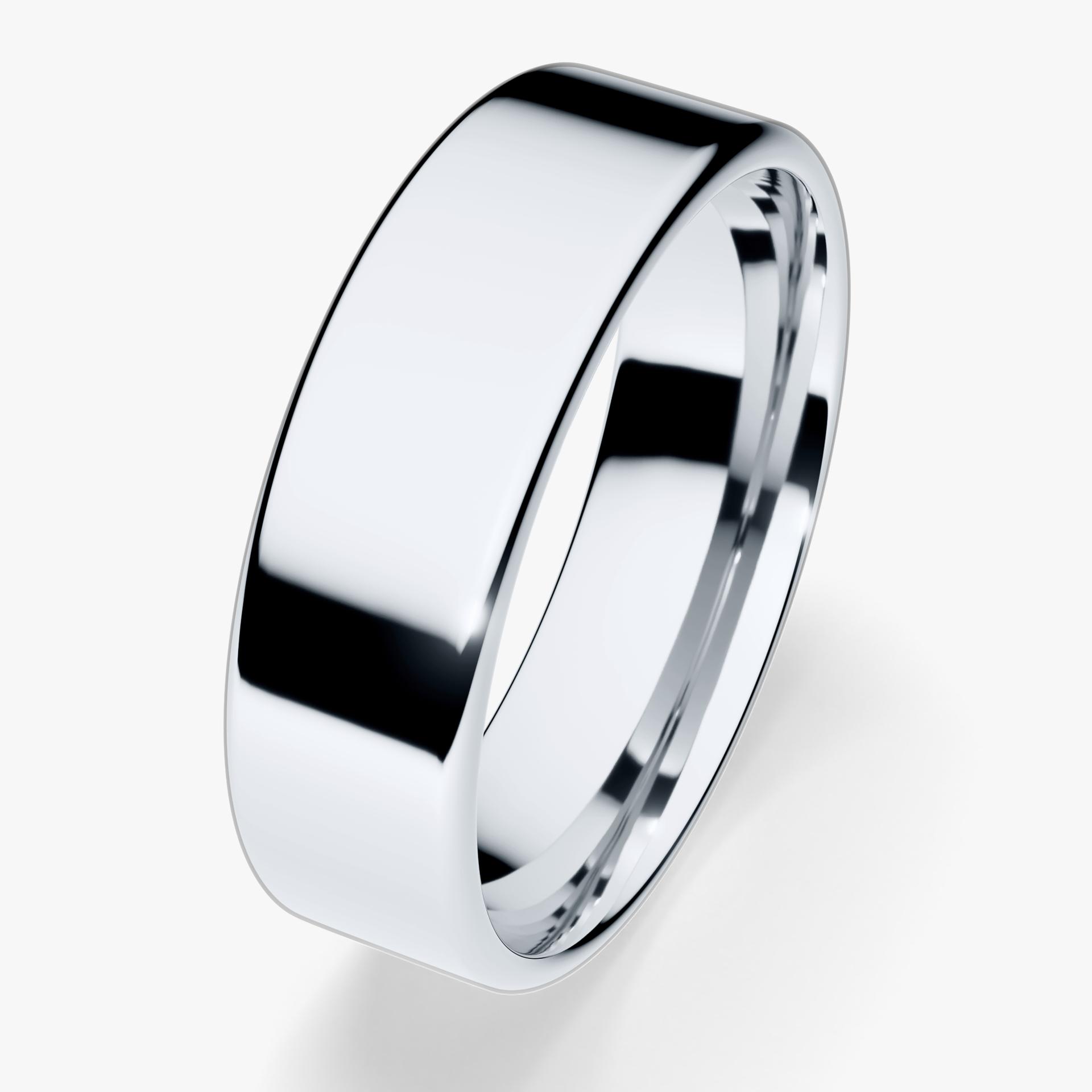 Obraczki slubne polokragle urban 5 5 mm z bialego zlota 03