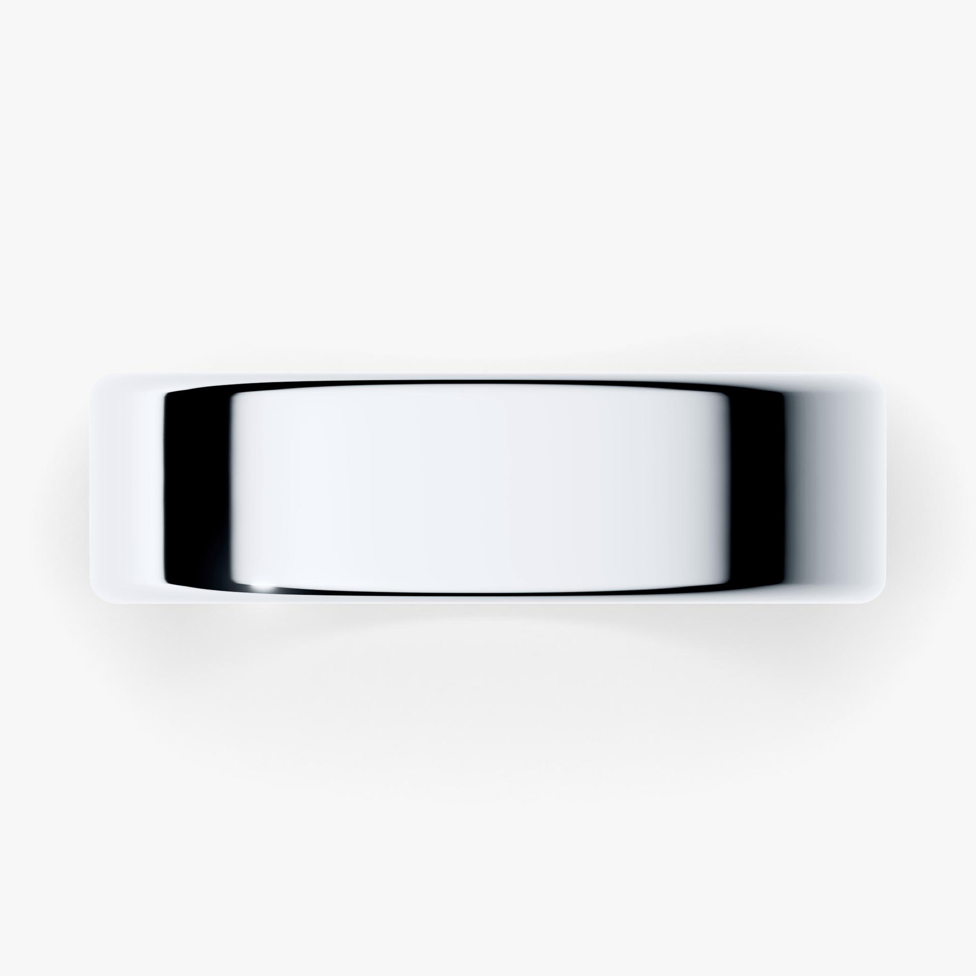 Obraczki slubne polokragle urban 5 5 mm z bialego zlota 04