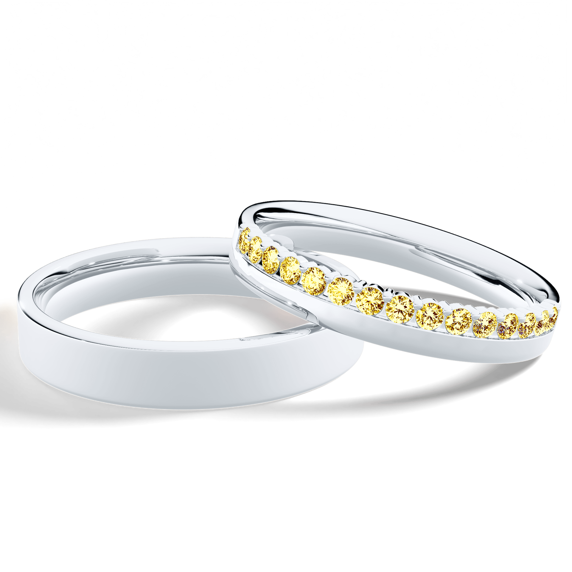 Dostawka daisy biale zloto diament lab zolty 15szt 04