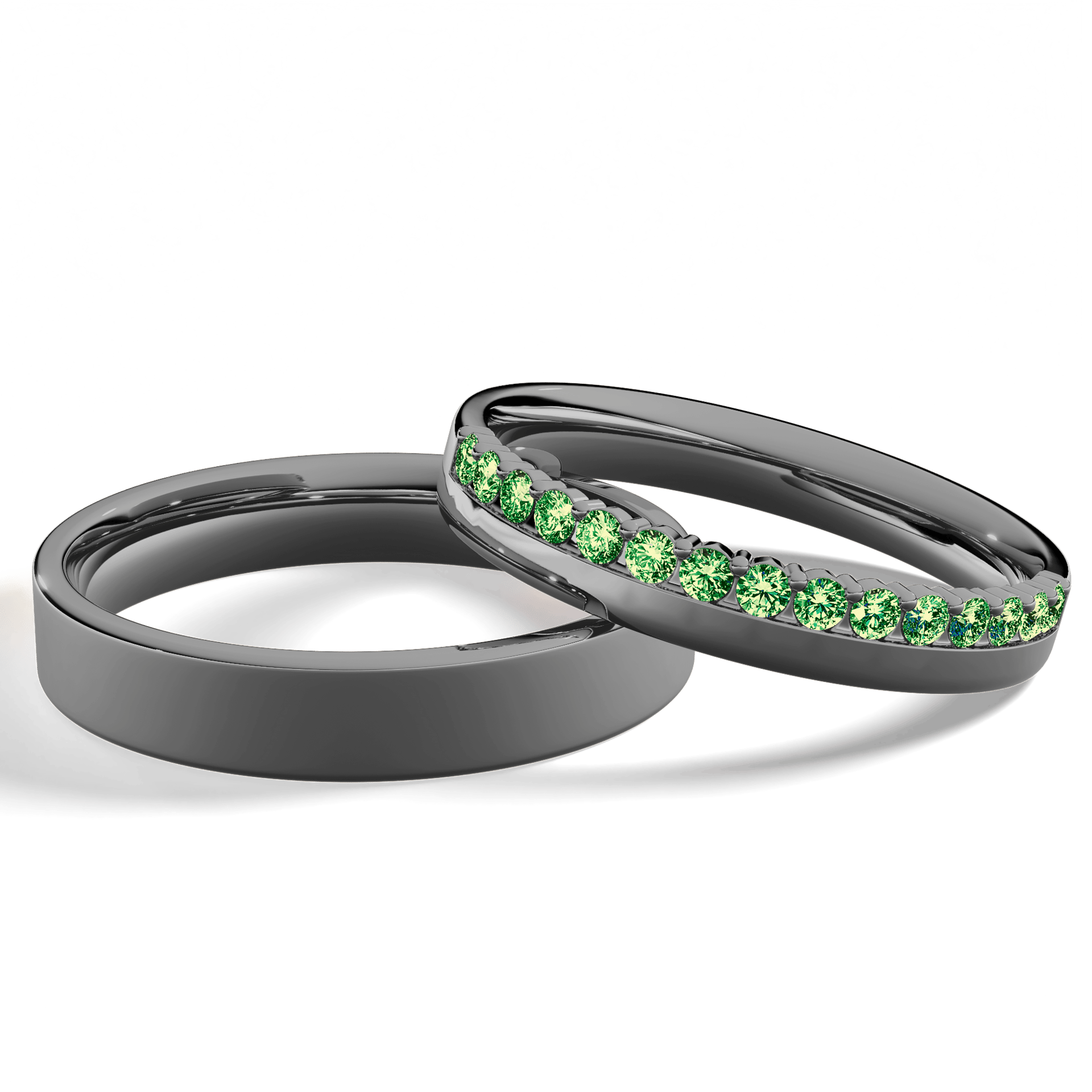 Dostawka daisy czarne zloto diament lab zielony ciemny 15szt 04