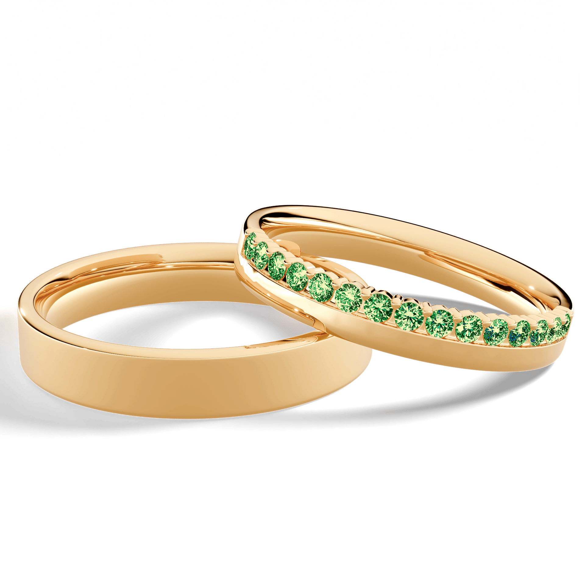 Dostawka daisy zolte zloto diament lab zielony ciemny 15szt 04