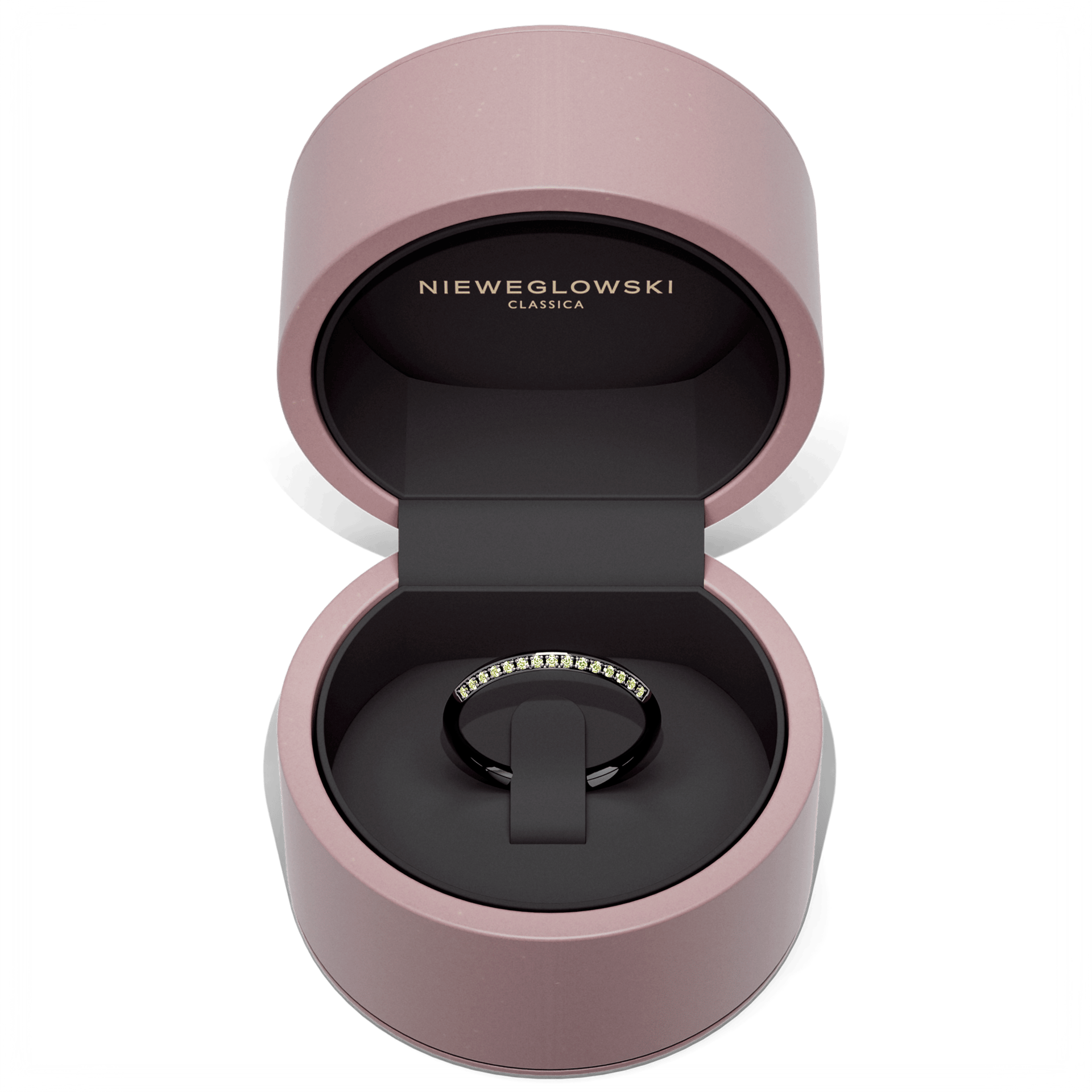 Dostawka angel czarne zloto diament lab zielony jasny 15szt 05