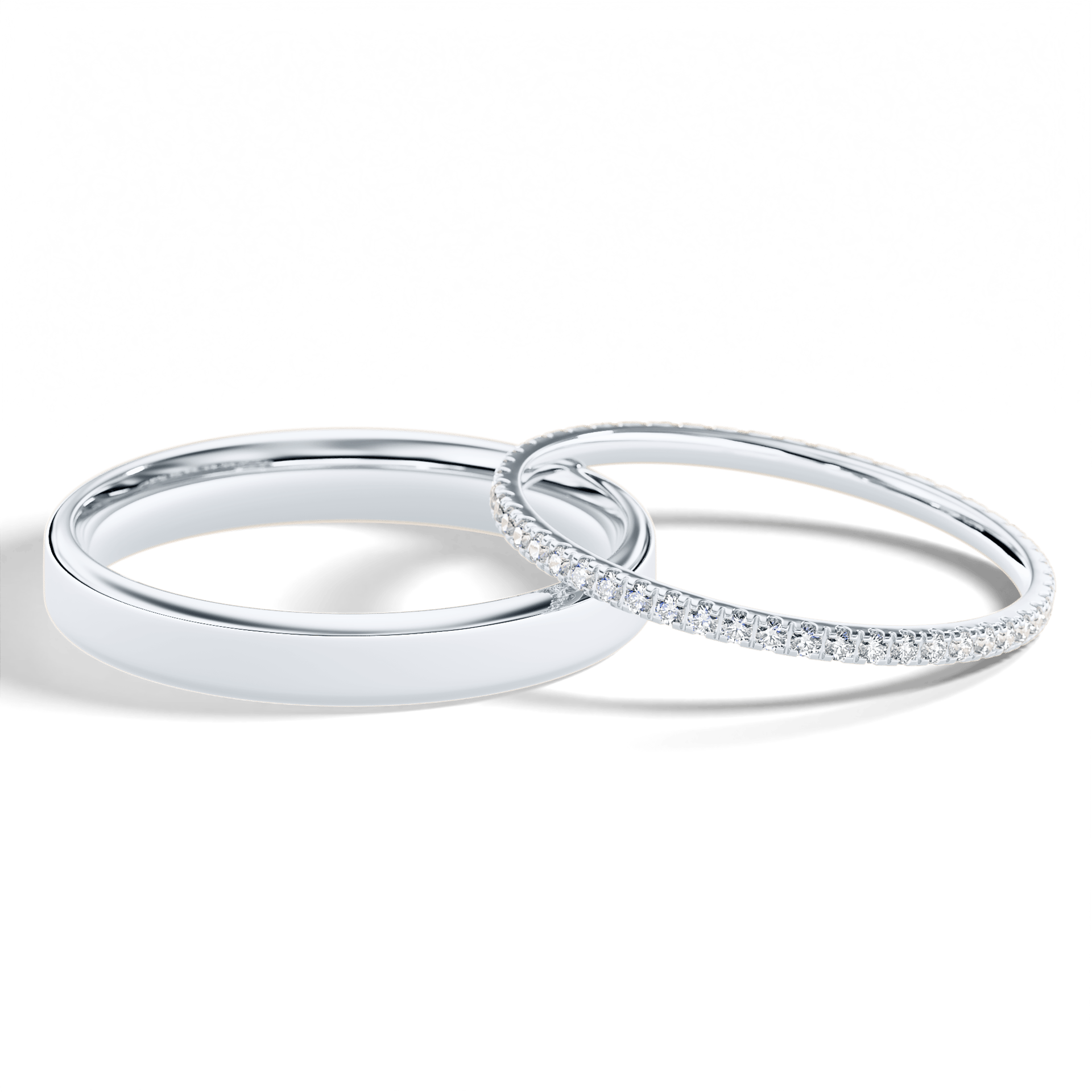 Dostawka rosie biale zloto diament 1mm 50szt 05