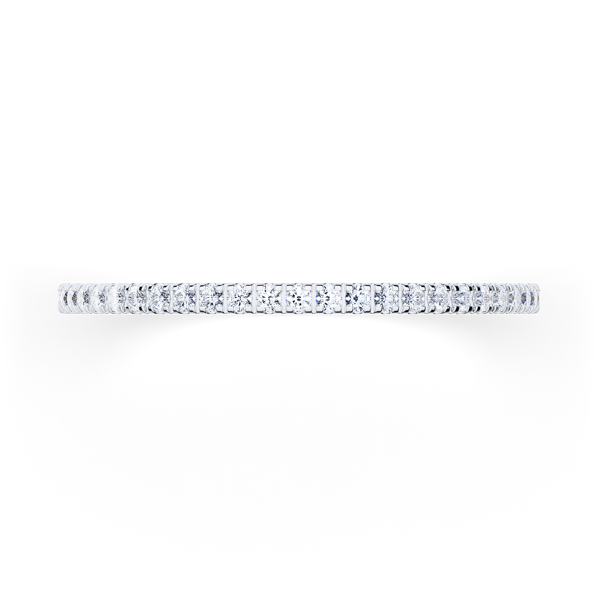 Dostawka Rosie z białego złota z diamentem laboratoryjnym 0,25ct