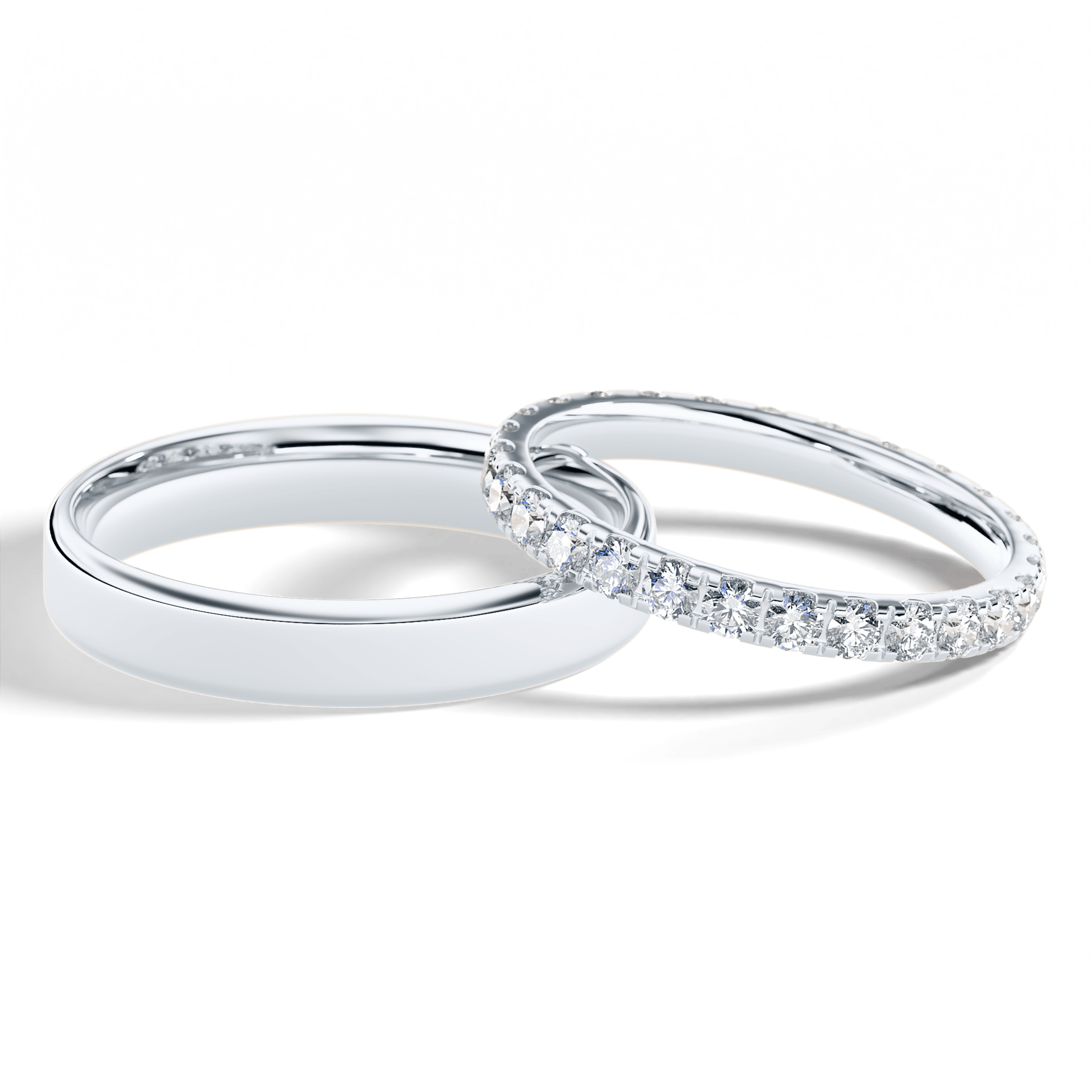 Dostawka rosie biale zloto diament lab 2mm 27szt 05