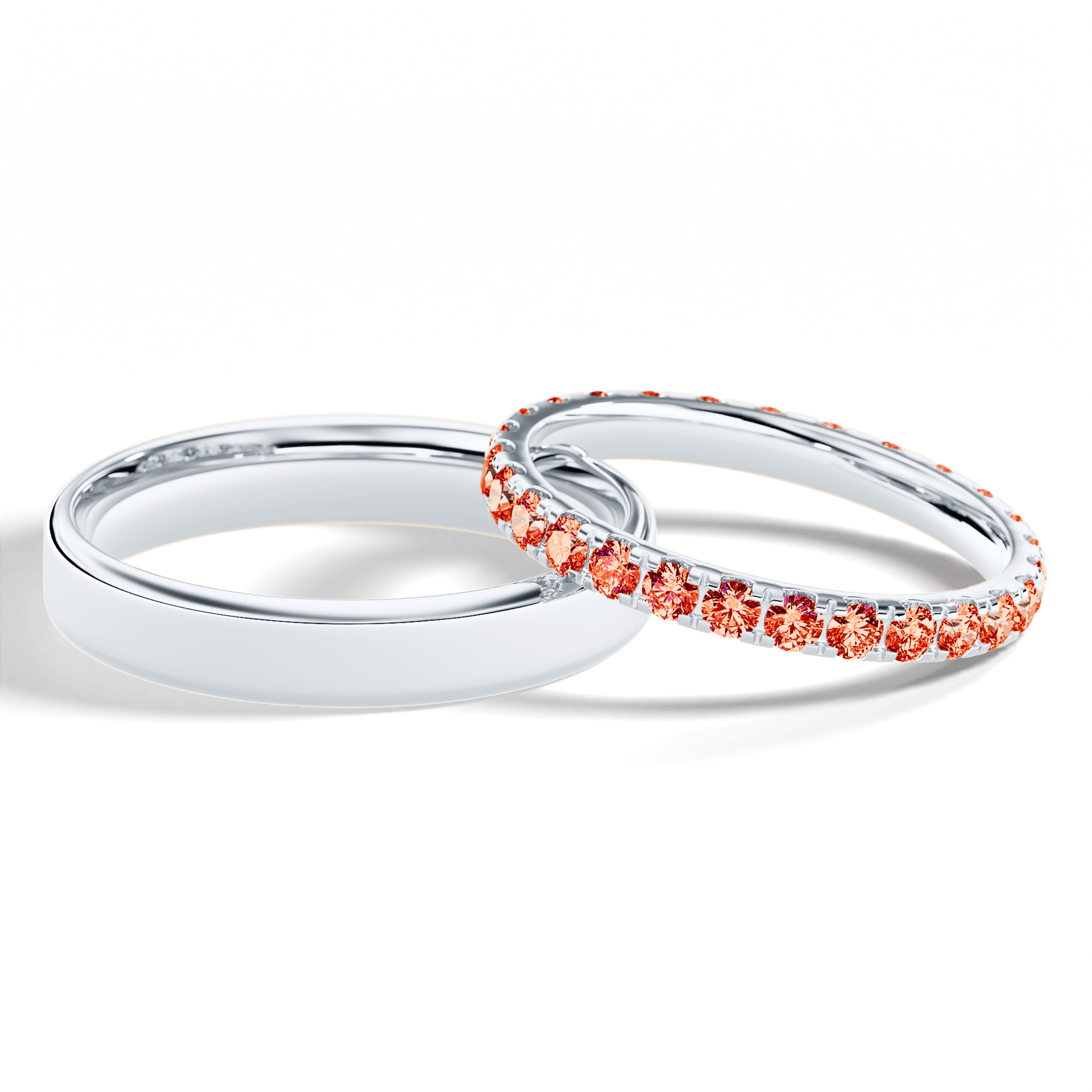 Dostawka rosie biale zloto diament lab czerwony 2mm 27szt 05