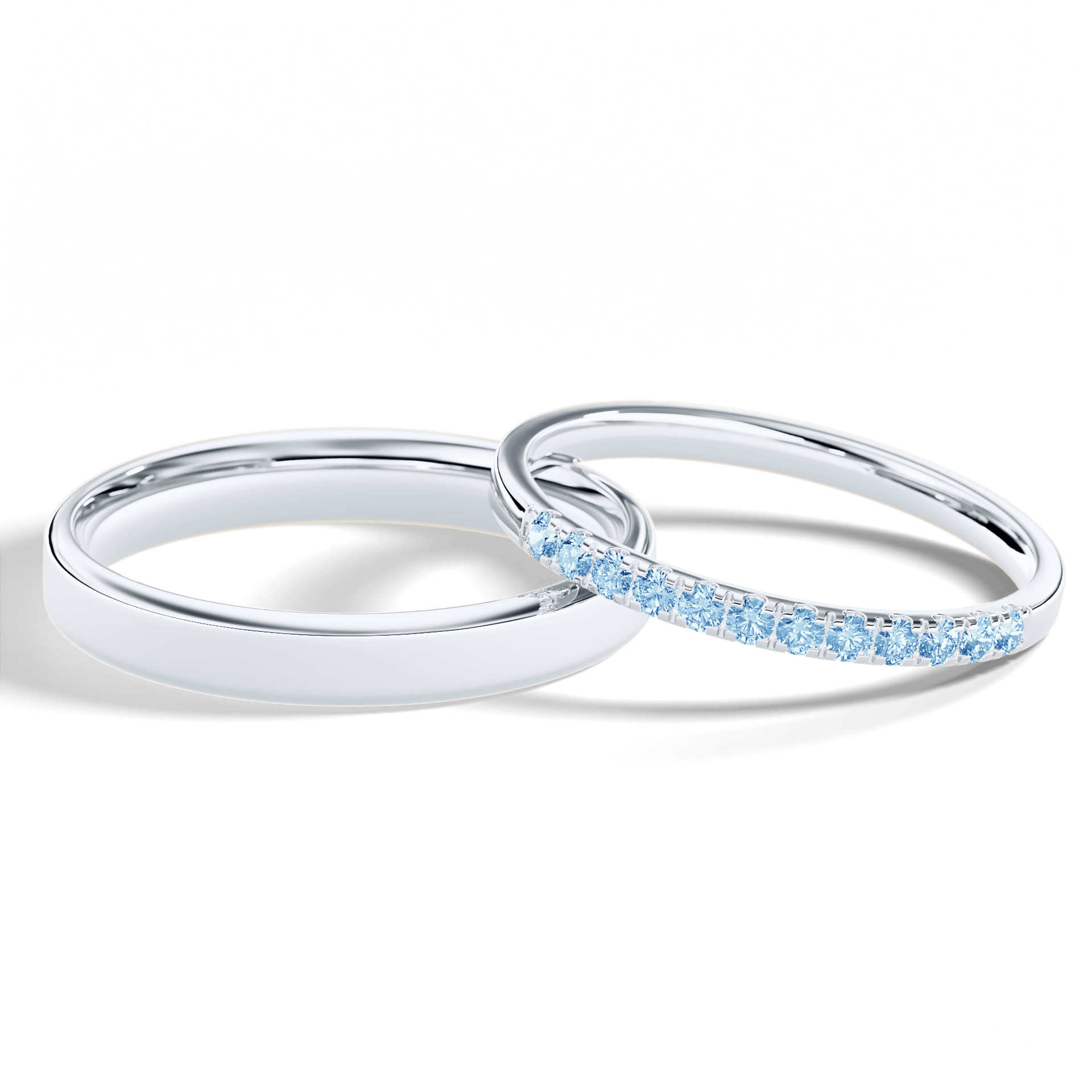 Dostawka rosie biale zloto diament lab niebieski 1 5mm 12szt 05