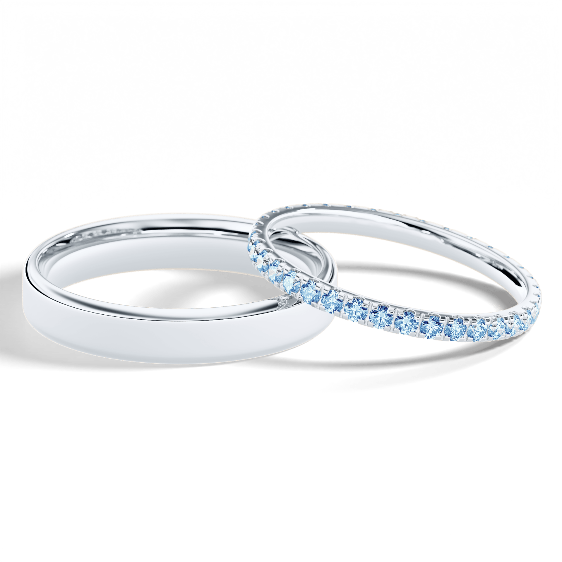 Dostawka rosie biale zloto diament lab niebieski 1 5mm 35szt 05