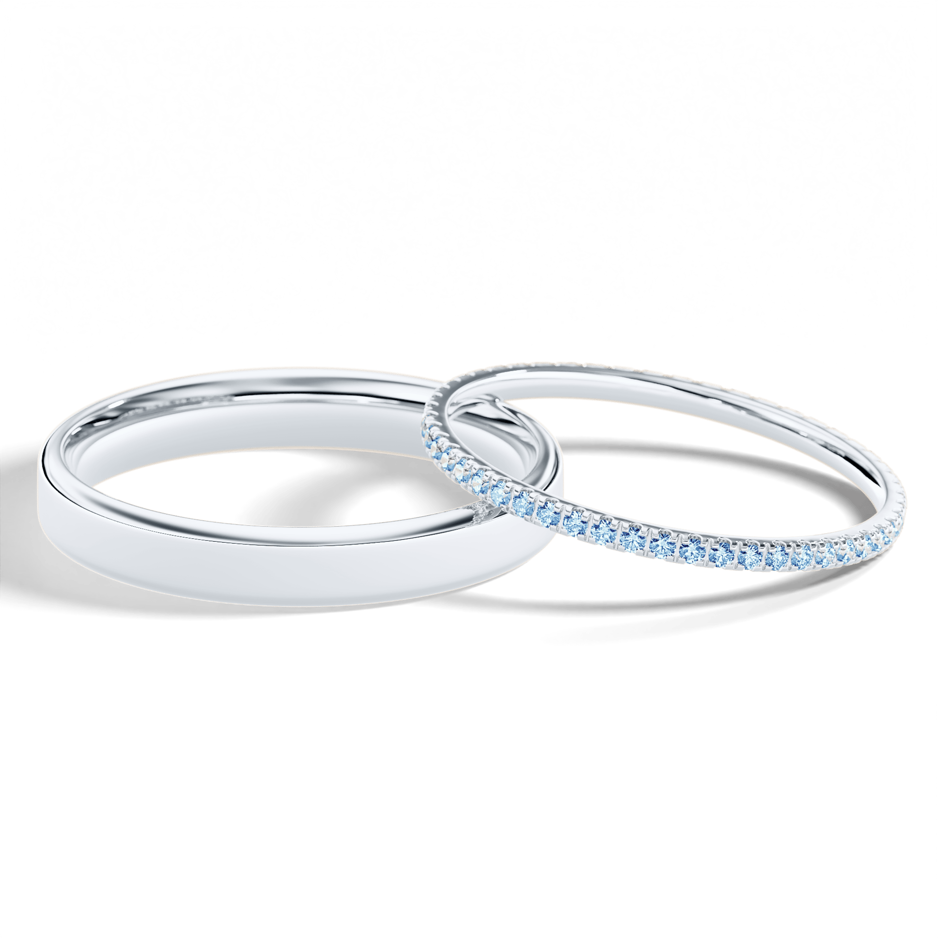 Dostawka rosie biale zloto diament lab niebieski 1mm 50szt 05