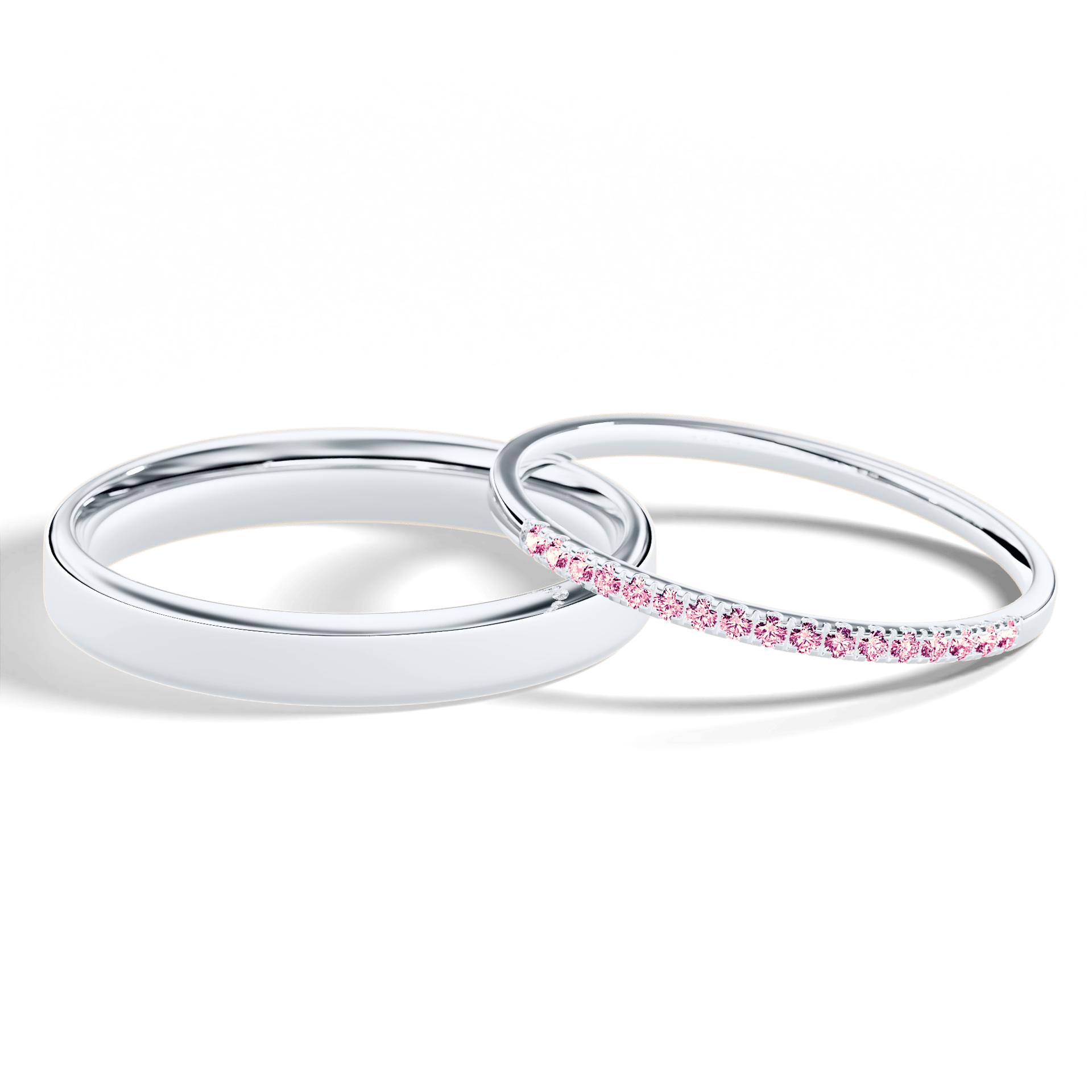 Dostawka rosie biale zloto diament lab rozowy 1mm 17szt 05