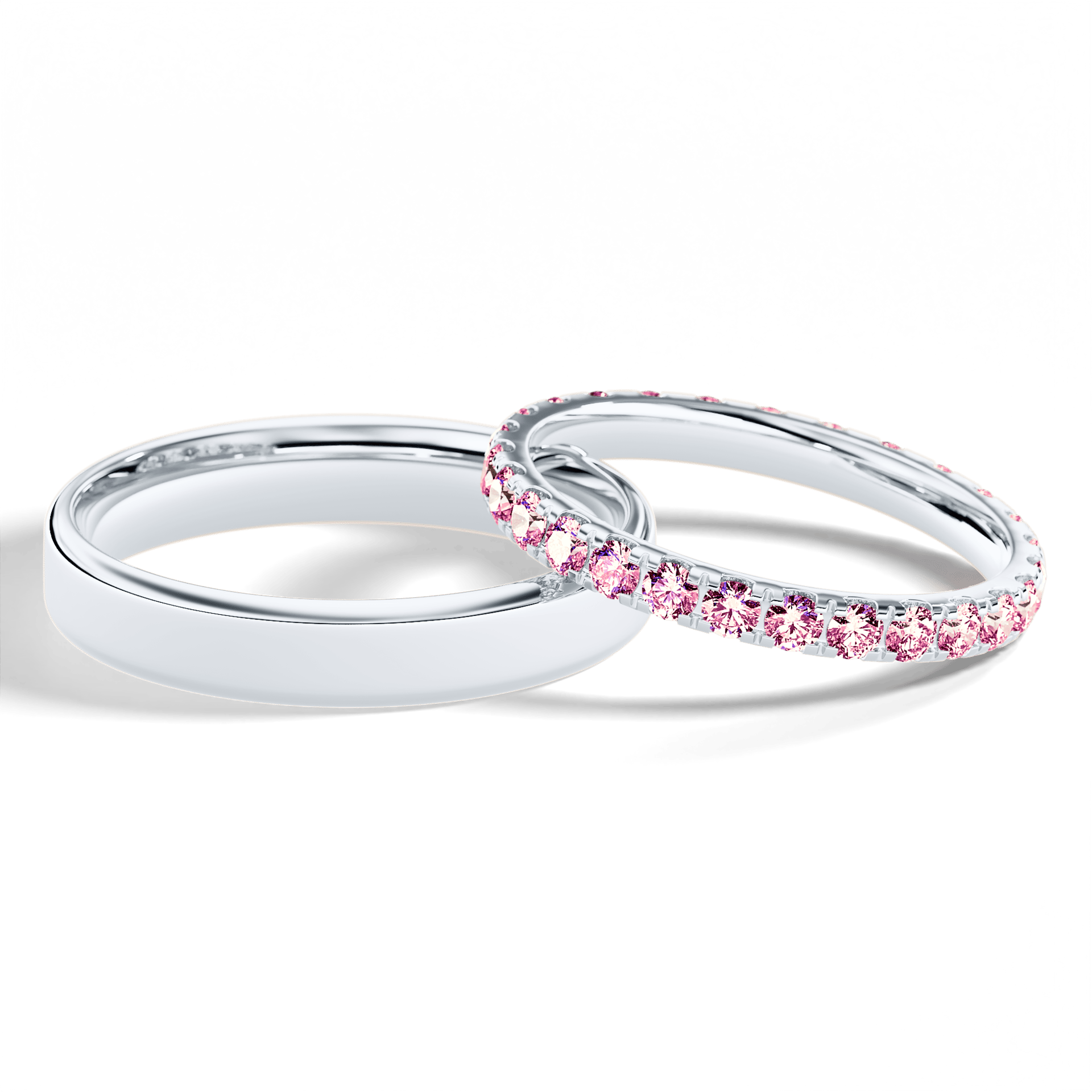 Dostawka rosie biale zloto diament lab rozowy 2mm 27szt 05