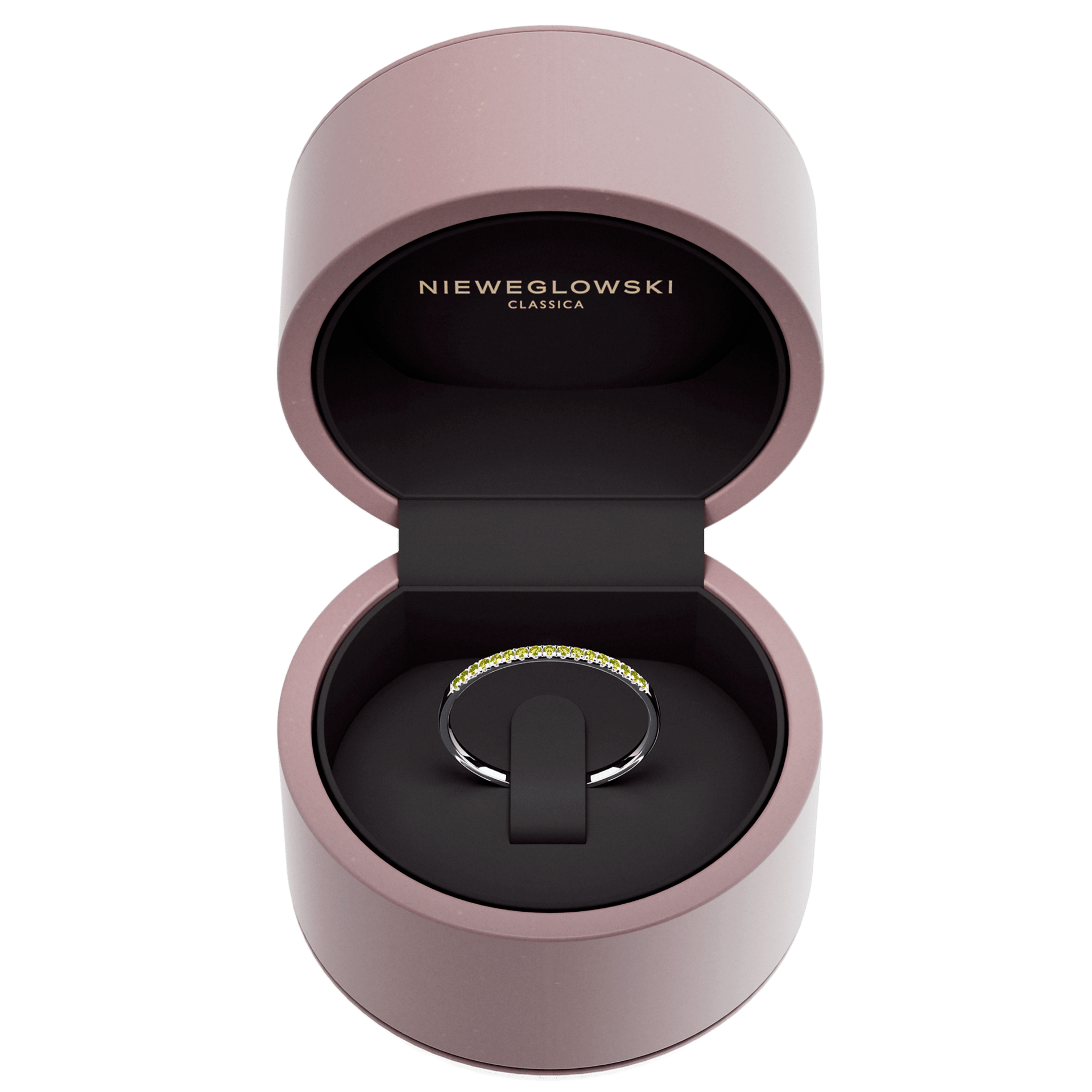 Dostawka rosie biale zloto diament lab zielony jasny 1mm 17szt 04