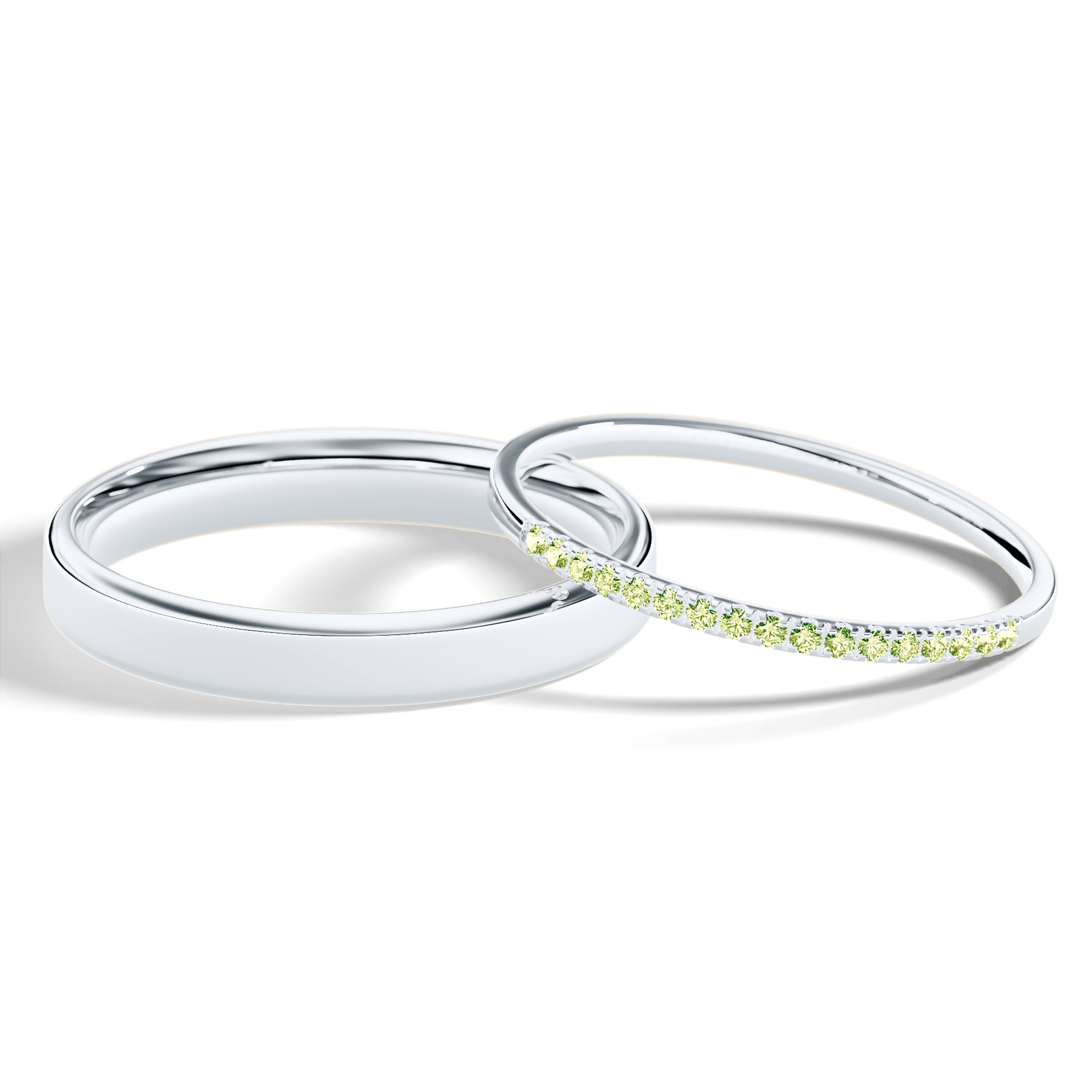 Dostawka rosie biale zloto diament lab zielony jasny 1mm 17szt 05