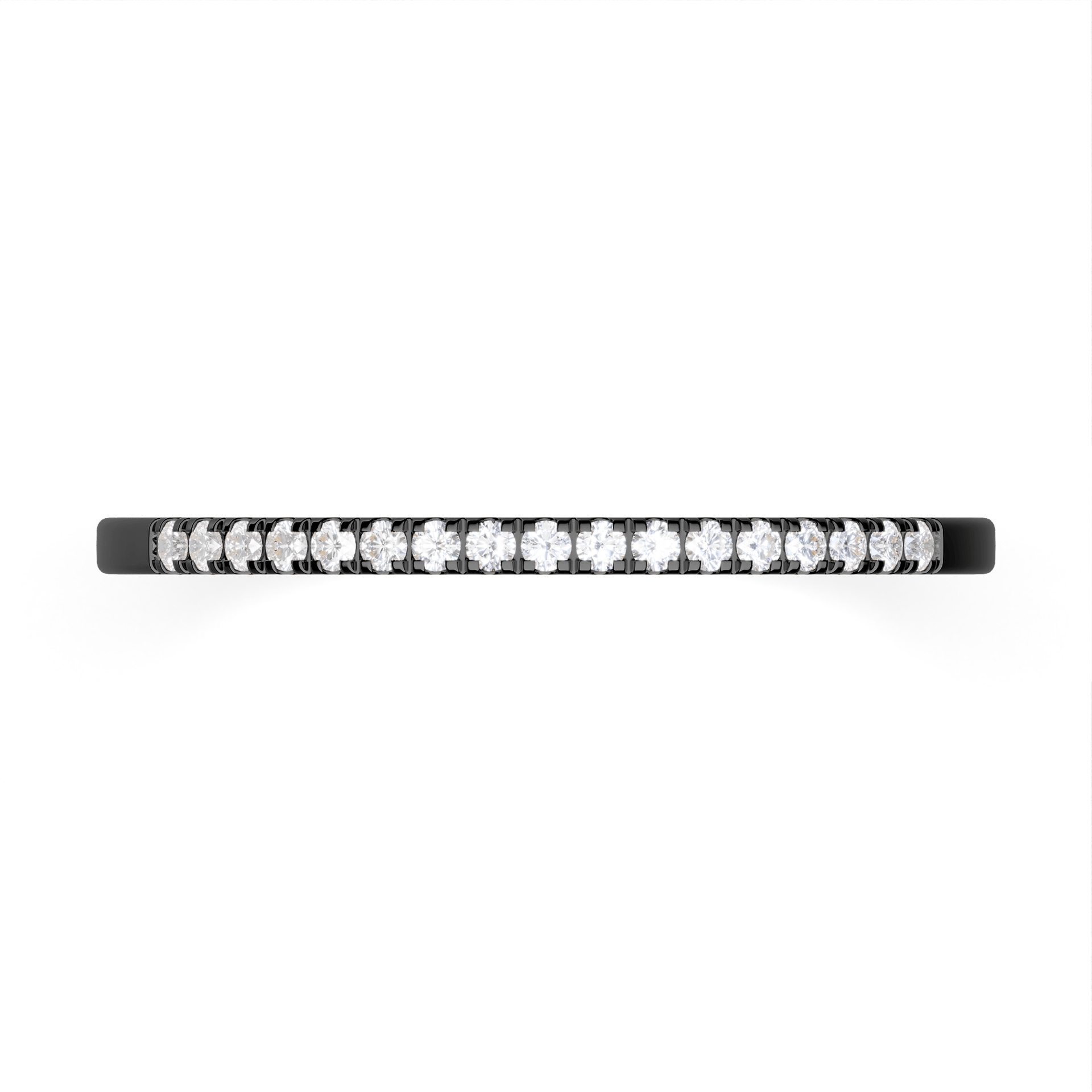 Dostawka Rosie z czarnego złota z diamentem naturalnym 0,08ct