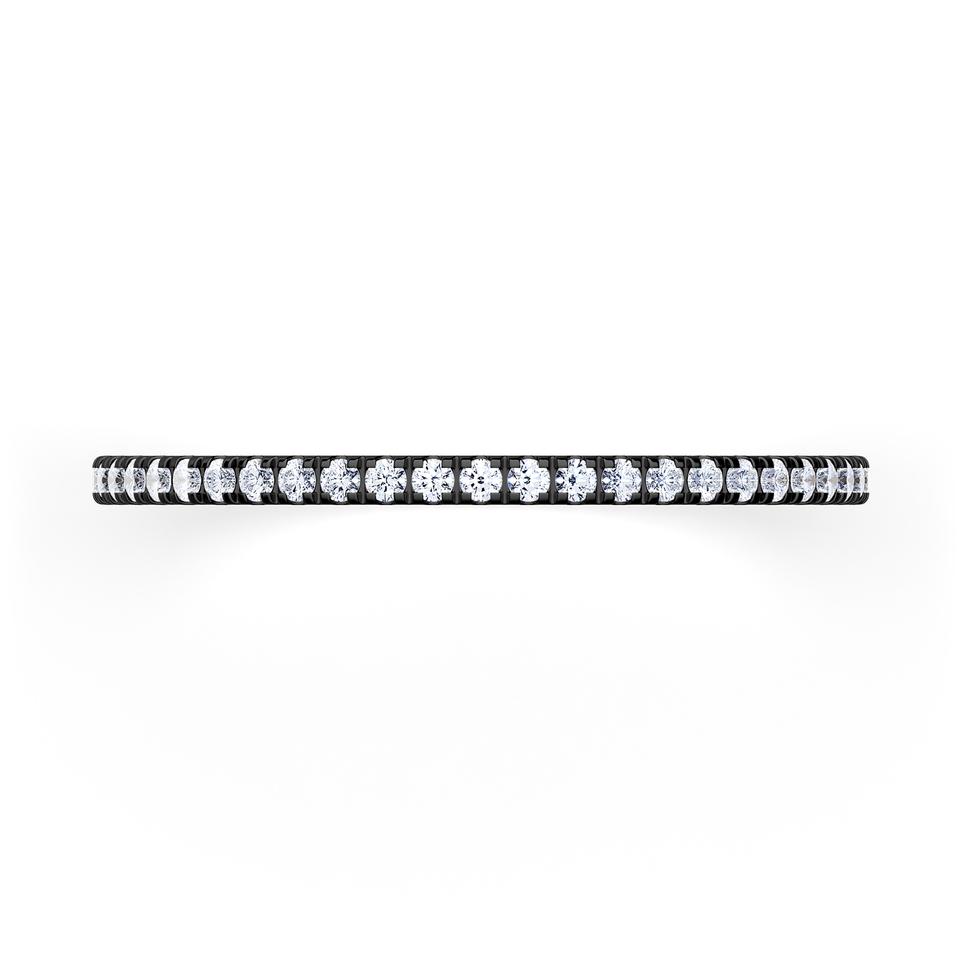 Dostawka Rosie z czarnego złota z diamentem naturalnym 0,25ct