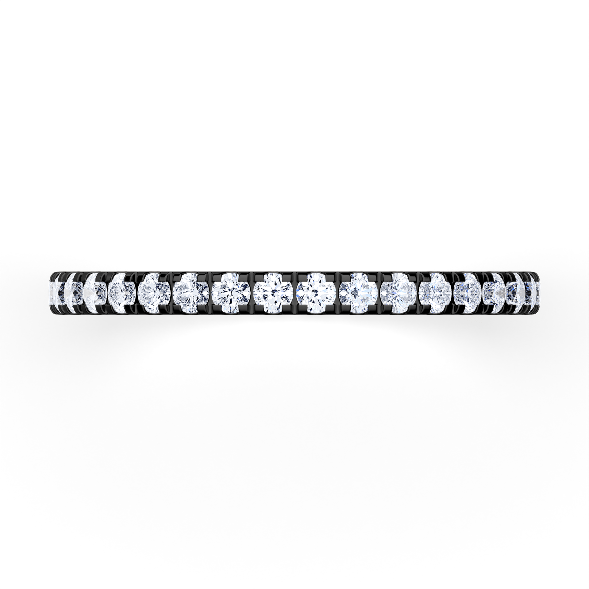 Dostawka Rosie z czarnego złota z diamentem laboratoryjnym 0,53ct