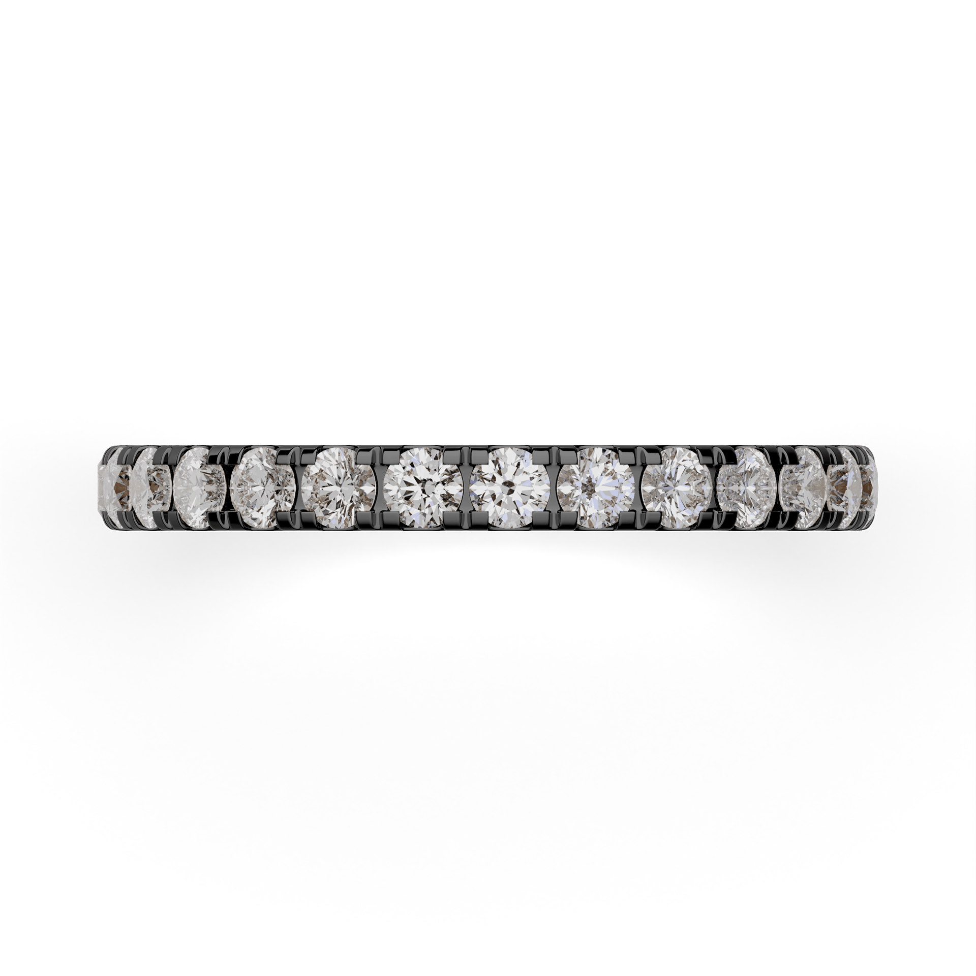 Dostawka Rosie z czarnego złota z diamentem laboratoryjnym 0,96ct