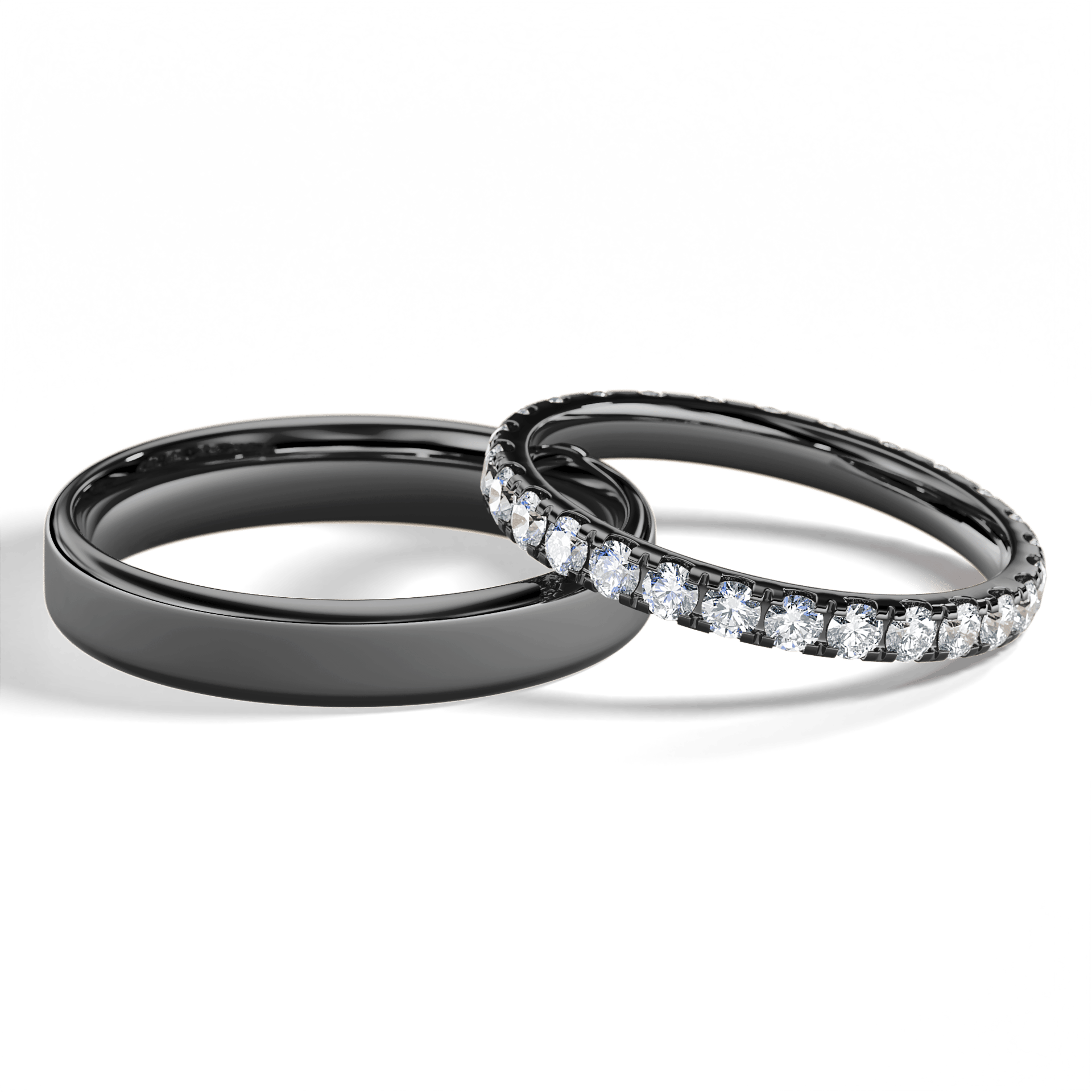 Dostawka rosie czarne zloto diament lab 2mm 27szt 05