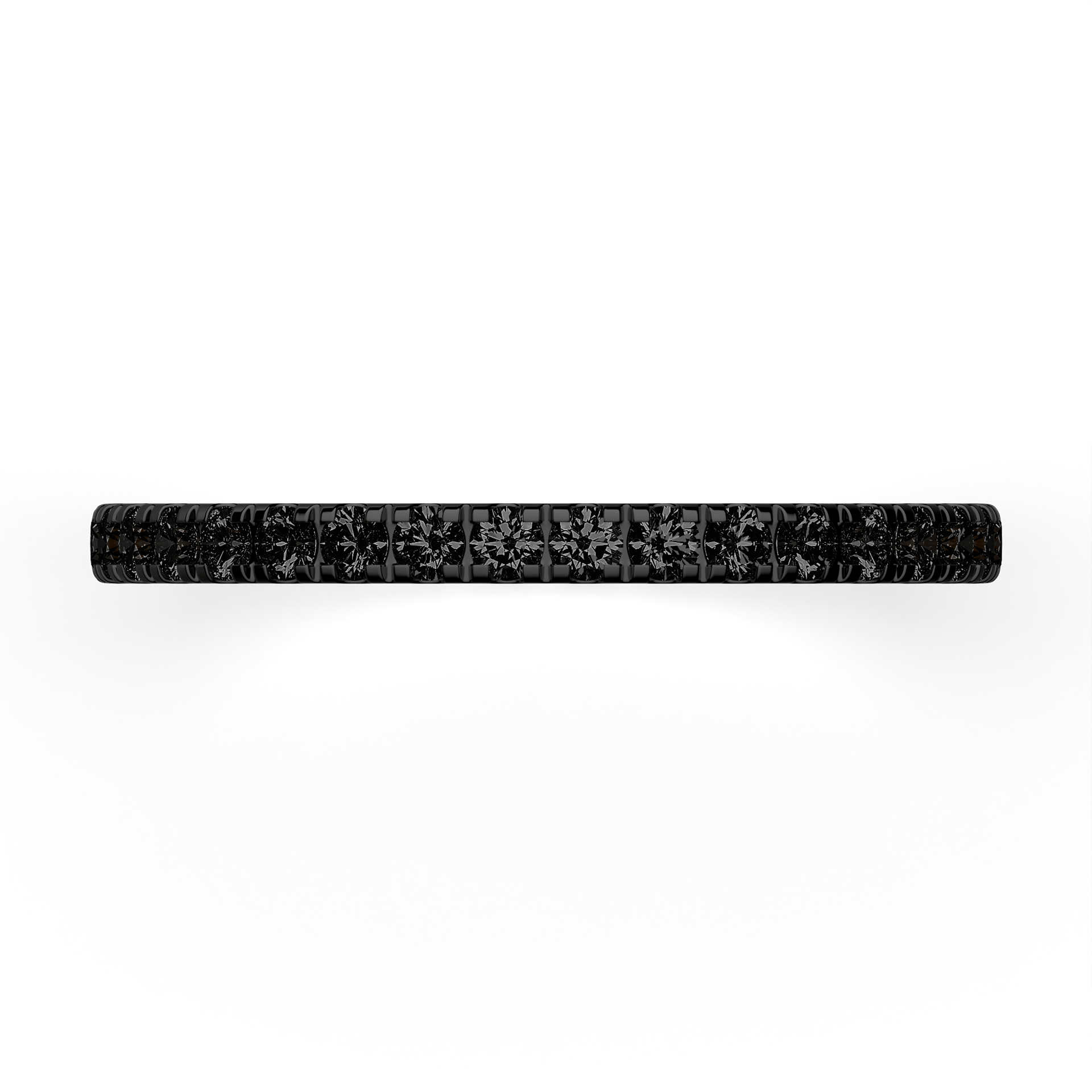 Dostawka Rosie z czarnego złota z czarnym diamentem 0,53ct