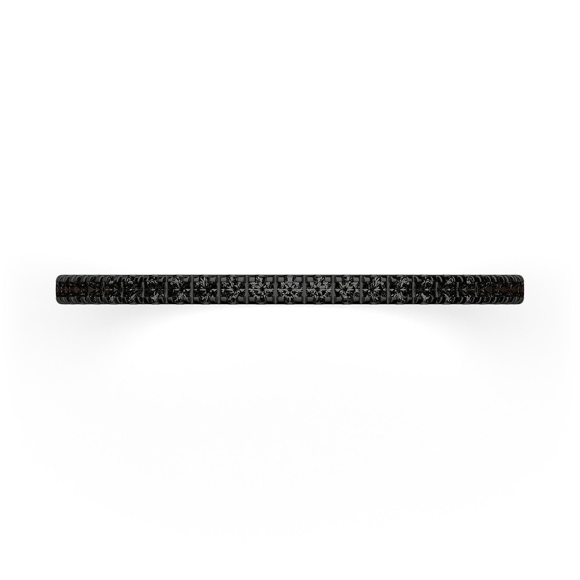 Dostawka Rosie z czarnego złota z czarnym diamentem 0,25ct