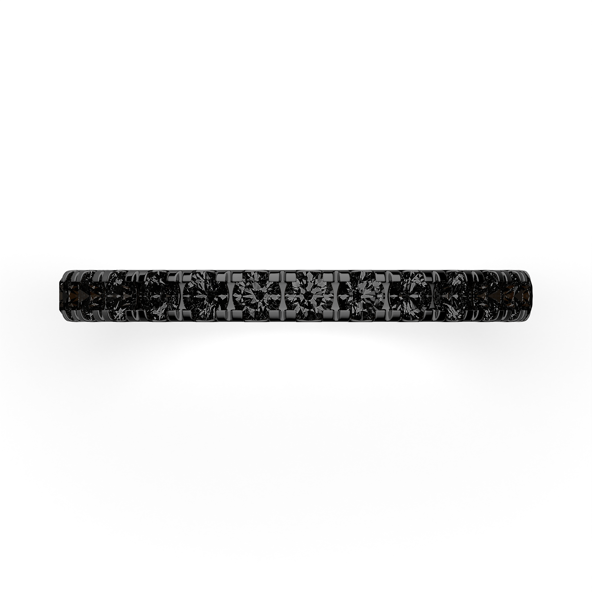 Dostawka Rosie z czarnego złota z czarnym diamentem 0,96ct