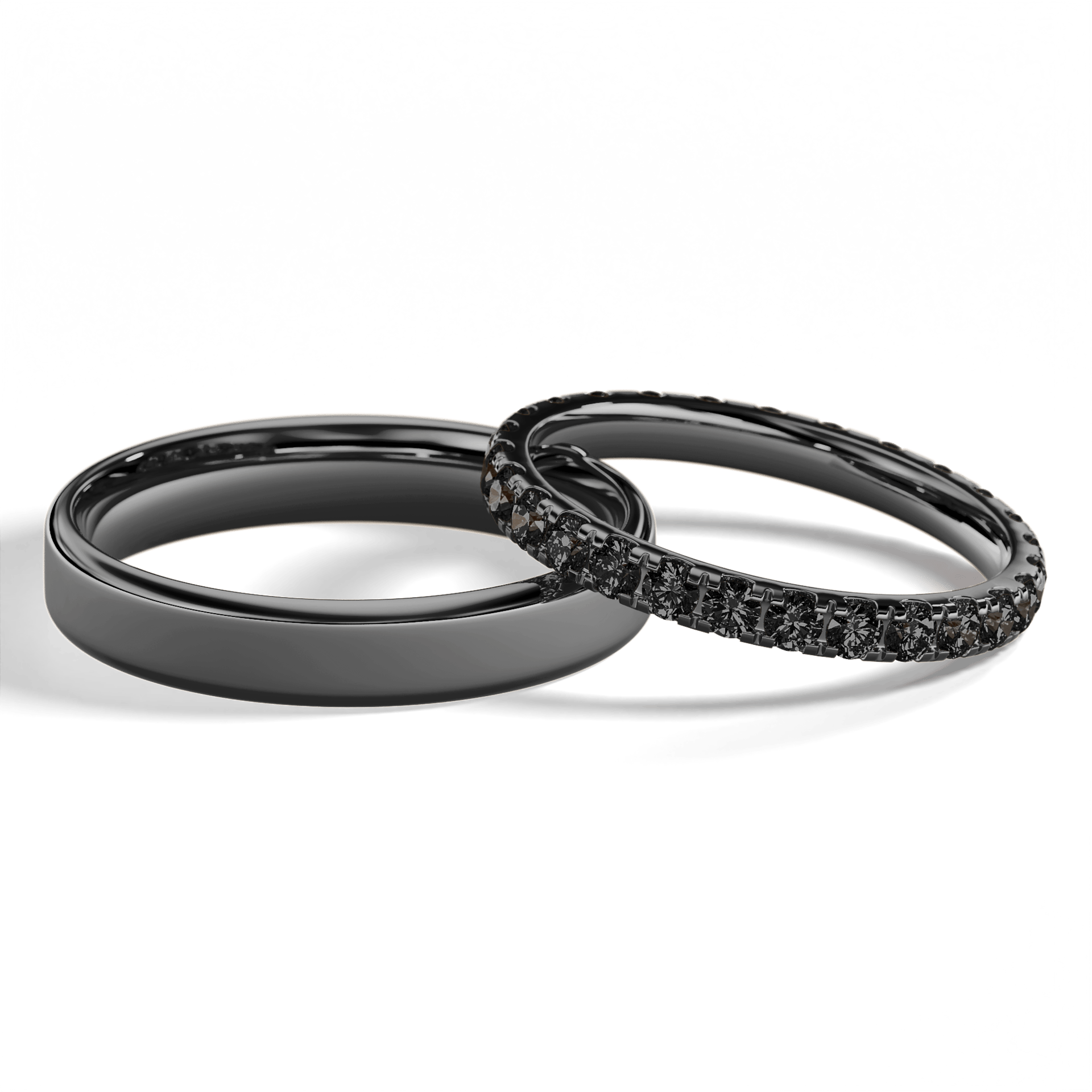 Dostawka rosie czarne zloto diament lab czarny 2mm 27szt 05