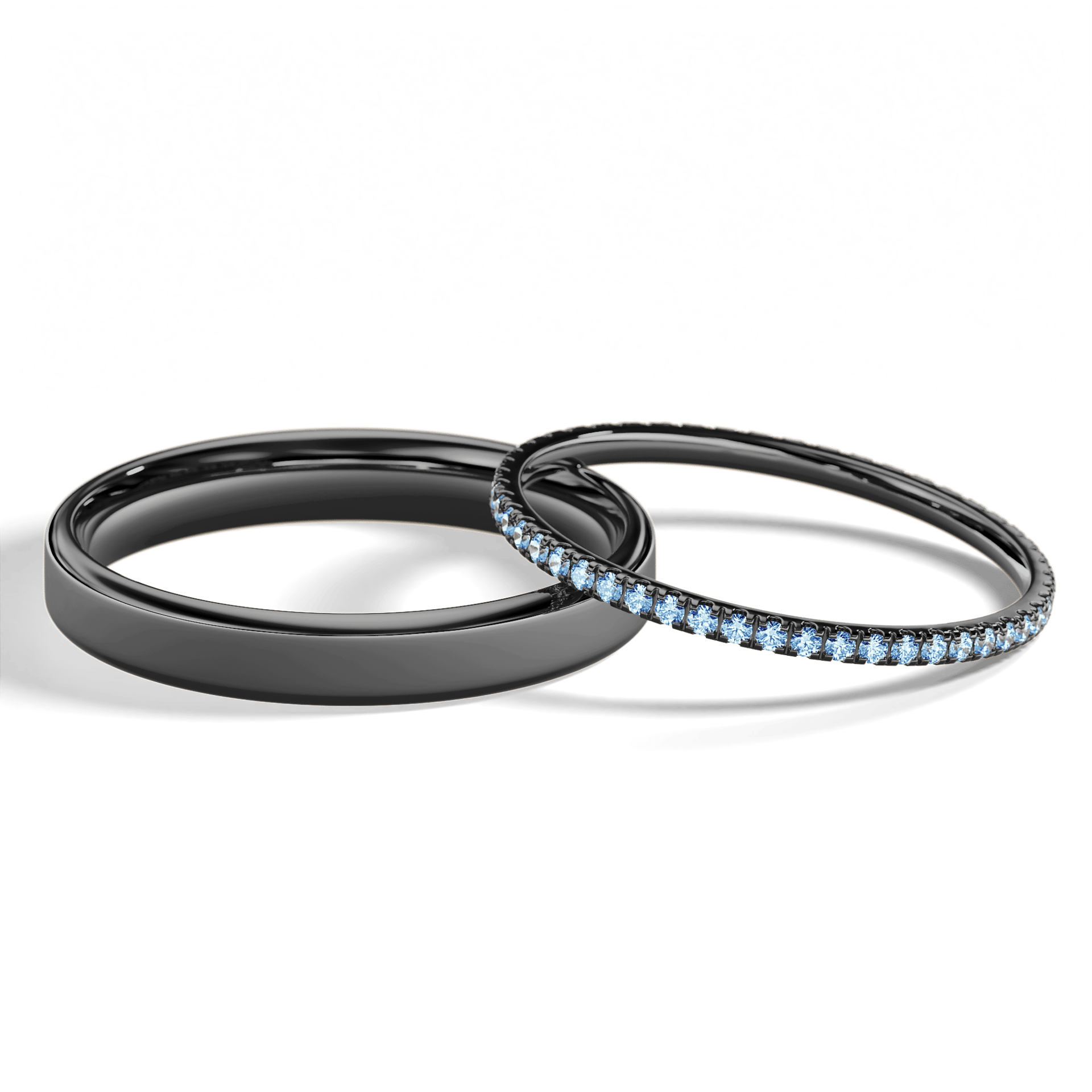 Dostawka rosie czarne zloto diament lab niebieski 1mm 50szt 05