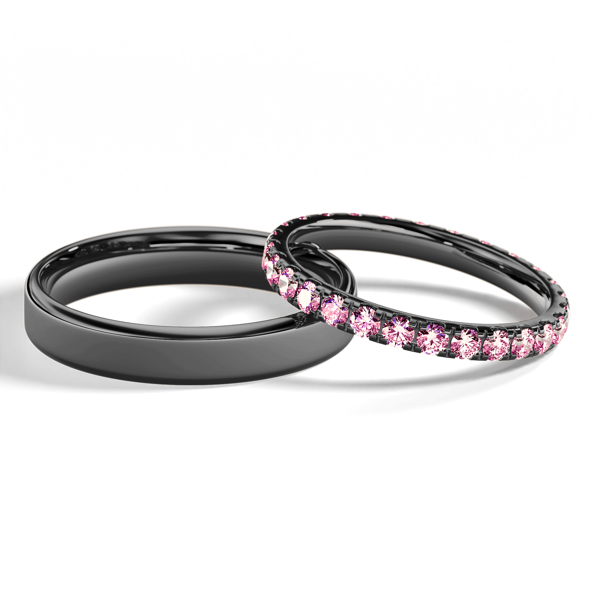 Dostawka rosie czarne zloto diament lab rozowy 2mm 27szt 05