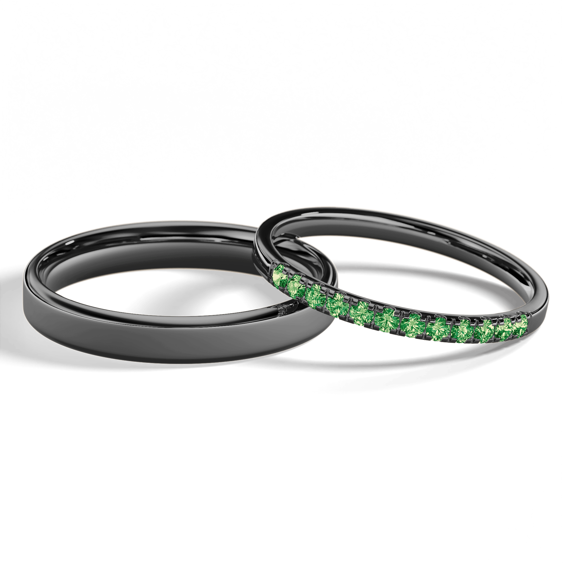 Dostawka rosie czarne zloto diament lab zielony c 1 5mm 12szt 05