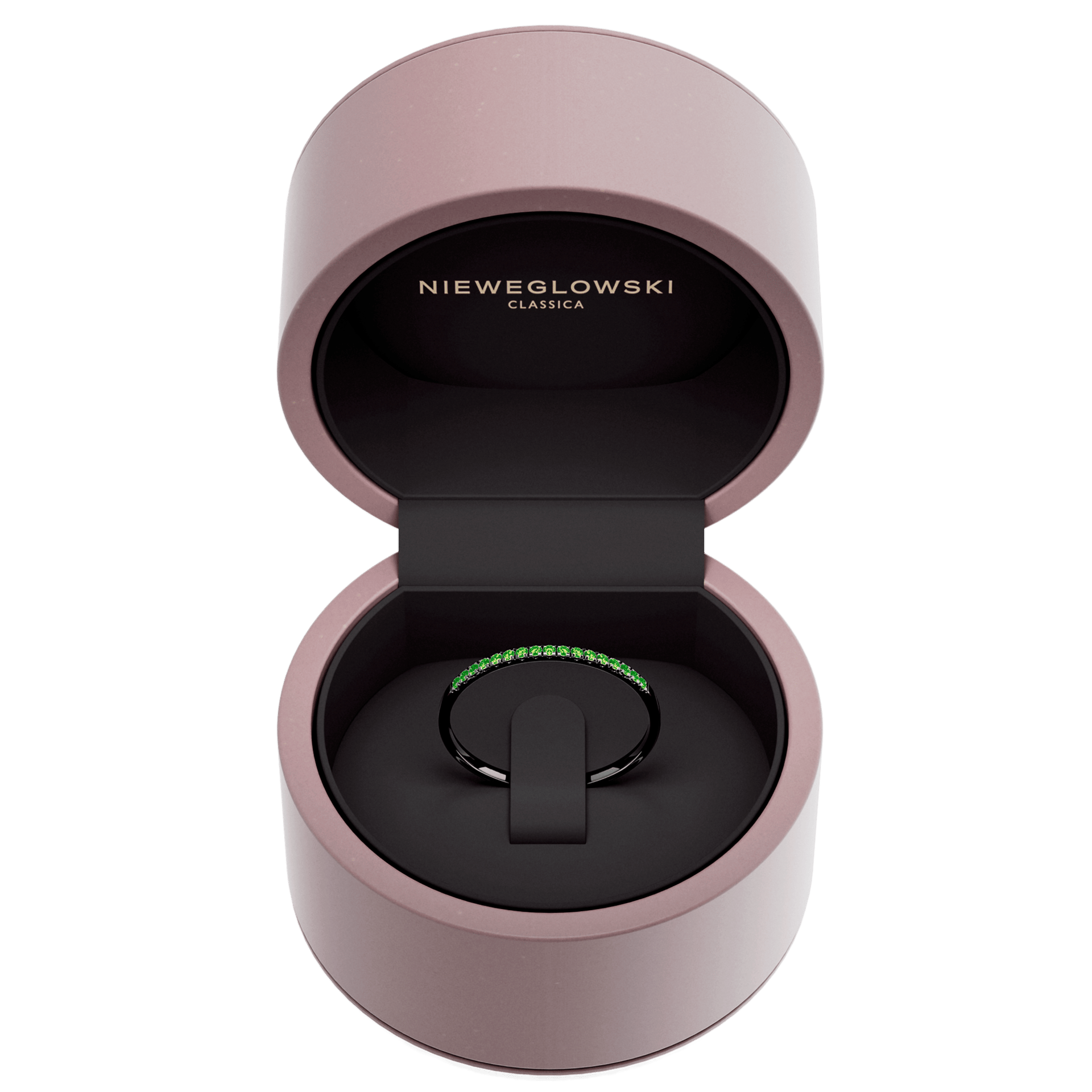 Dostawka rosie czarne zloto diament lab zielony ciemny 1mm 17szt 04