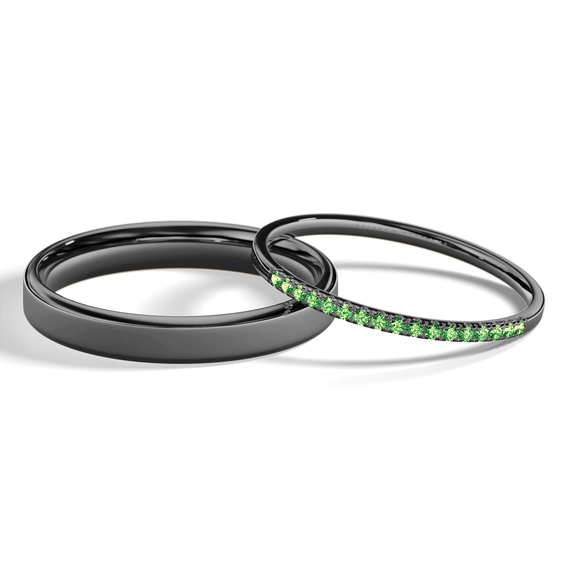 Dostawka rosie czarne zloto diament lab zielony ciemny 1mm 17szt 05