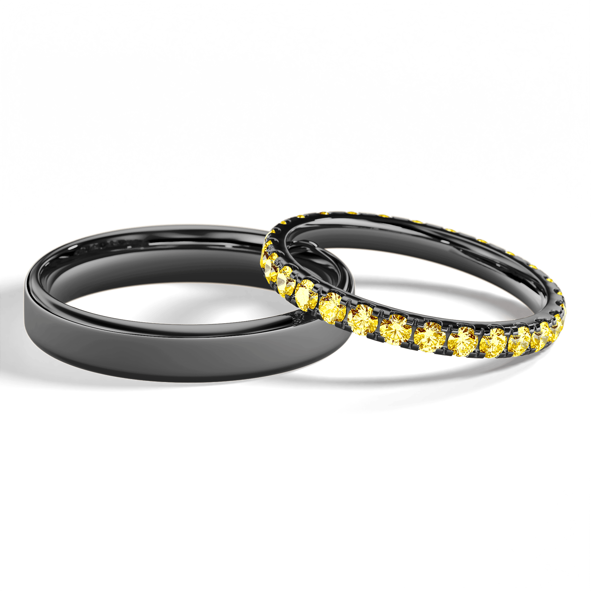 Dostawka rosie czarne zloto diament lab zolty 2mm 27szt 05