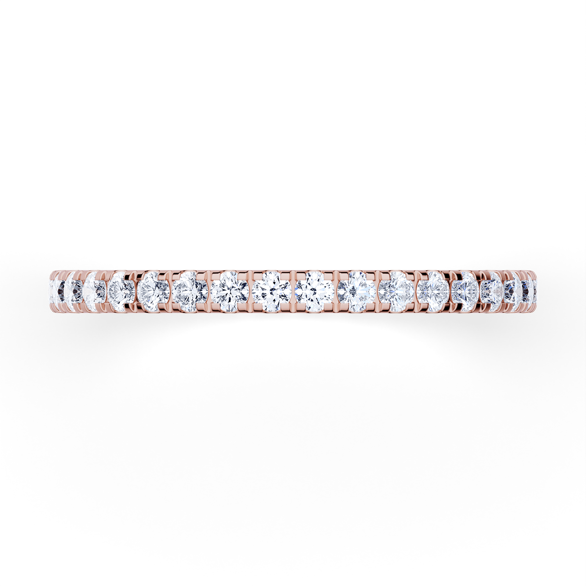 Dostawka Rosie z różowego złota z diamentem laboratoryjnym 0,53ct