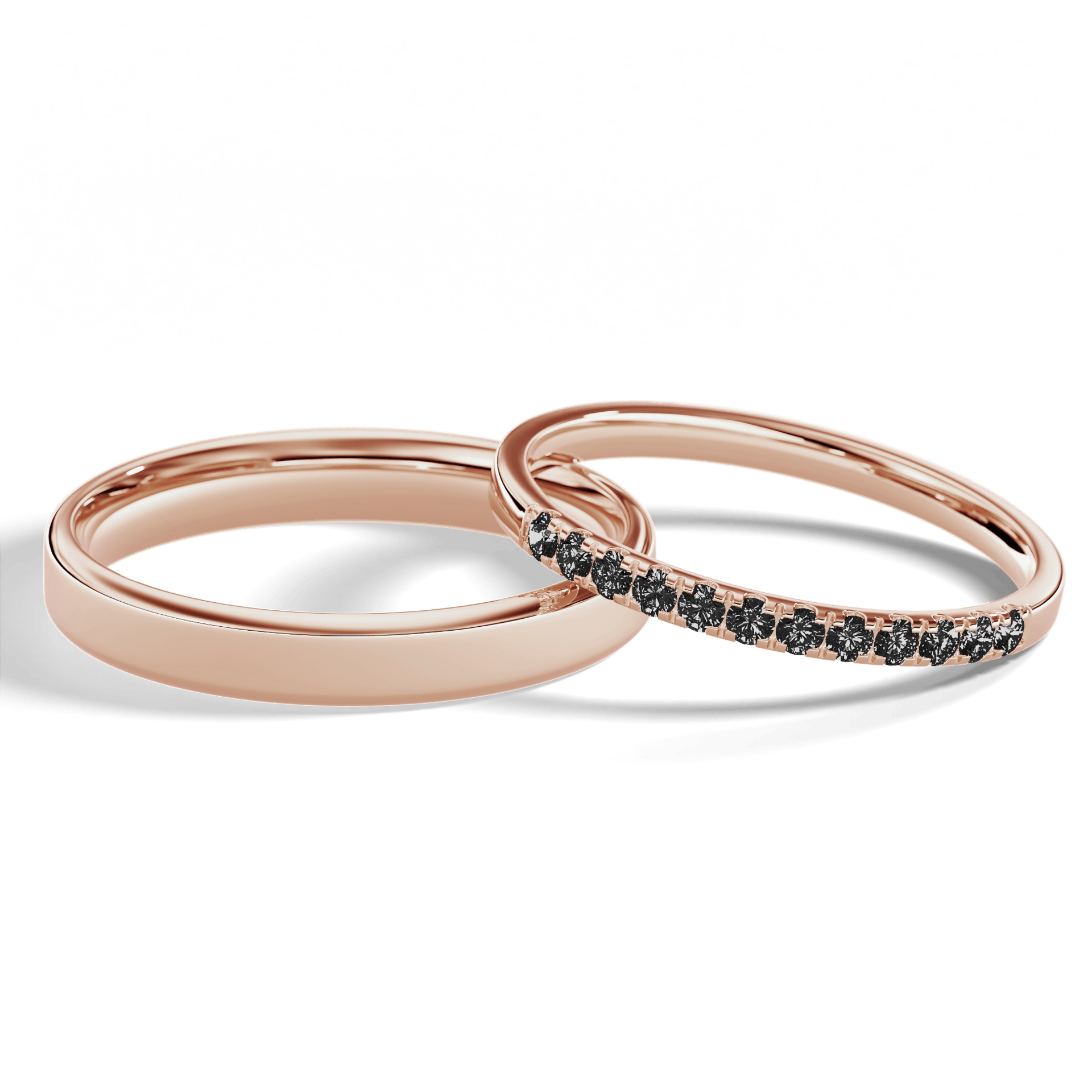 Dostawka rosie rozowe zloto diament lab czarny 1 5mm 12szt 05