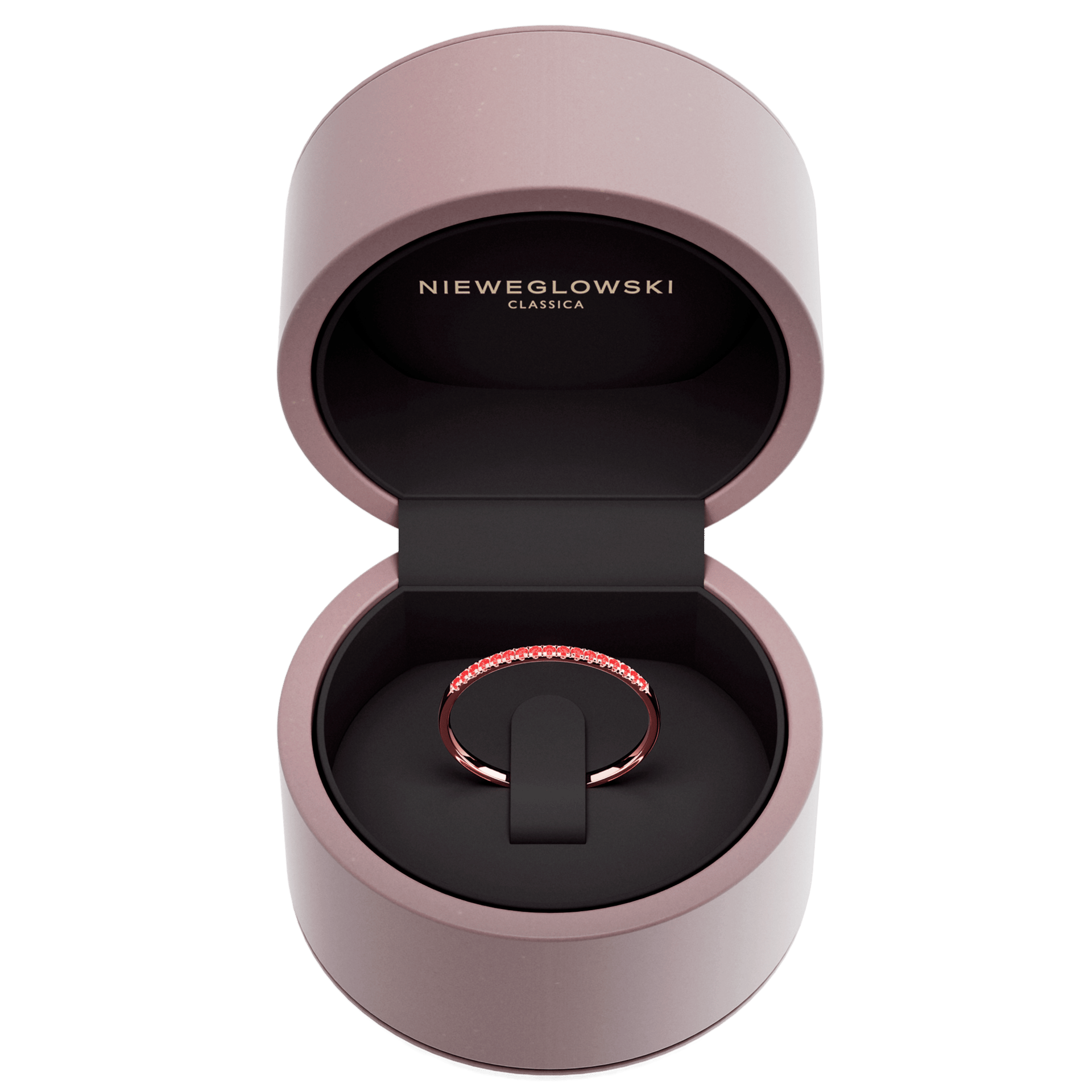 Dostawka rosie rozowe zloto diament lab czerwony 1mm 17szt 04